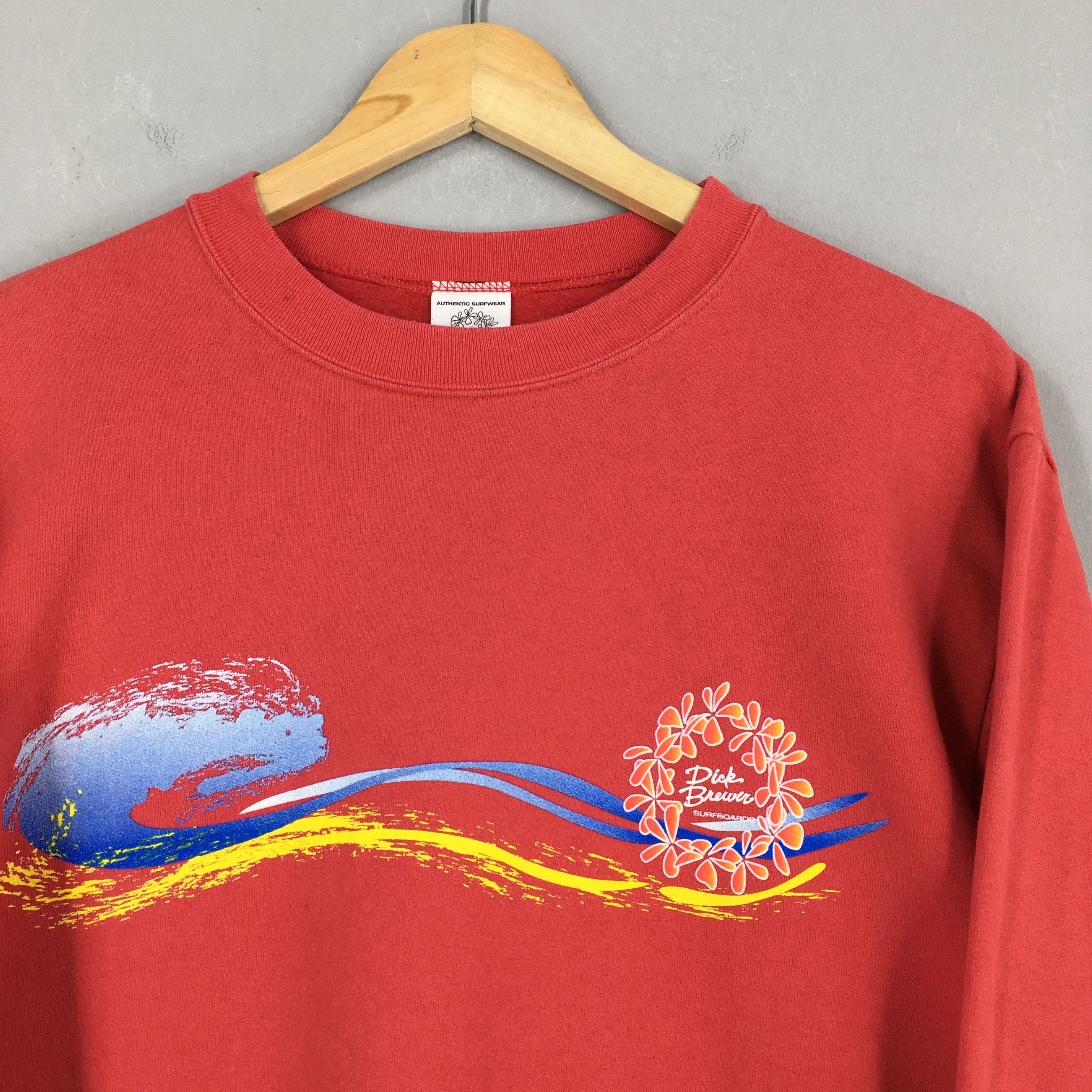 Vintage Vintage 90s Dick Brewer Hawaii Sweatshirt Medium Size US M / EU 48-50 / 2 - 2 Thumbnail