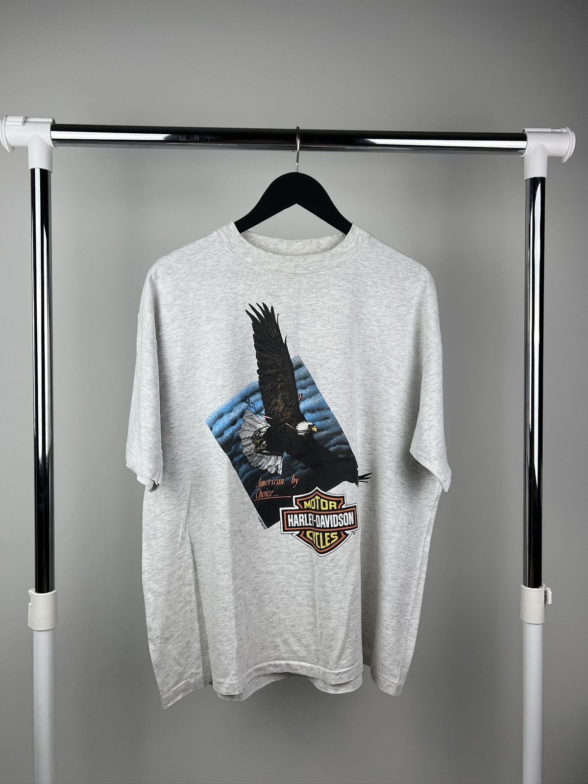 Harley Davidson Harley Davidson Single Stitch Boxy XL Rare Tshirt 3D Thunder Size US XL / EU 56 / 4 - 1 Thumbnail