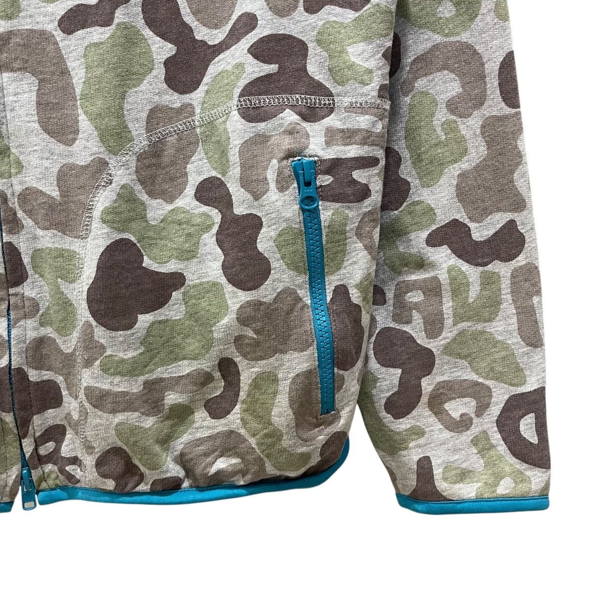 Japanese Brand Vintage Laundry Camouflage Full Zipper Hoodie Jacket Size US M / EU 48-50 / 2 - 7 Thumbnail