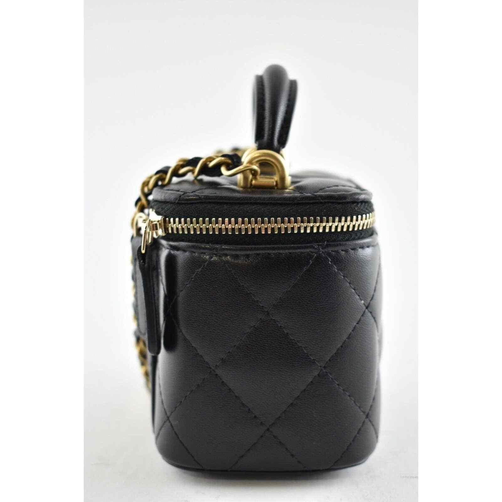 Chanel Chanel Mini Vanity Top Handle Logo Shoulder Crossbody Bag Size ONE SIZE - 6 Thumbnail