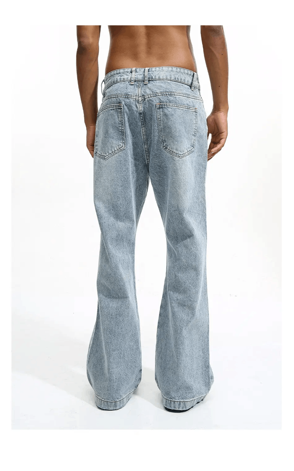 Jean × Vintage washed faded yuppie dance bootcut flared jeans Size US 32 / EU 48 - 5 Thumbnail