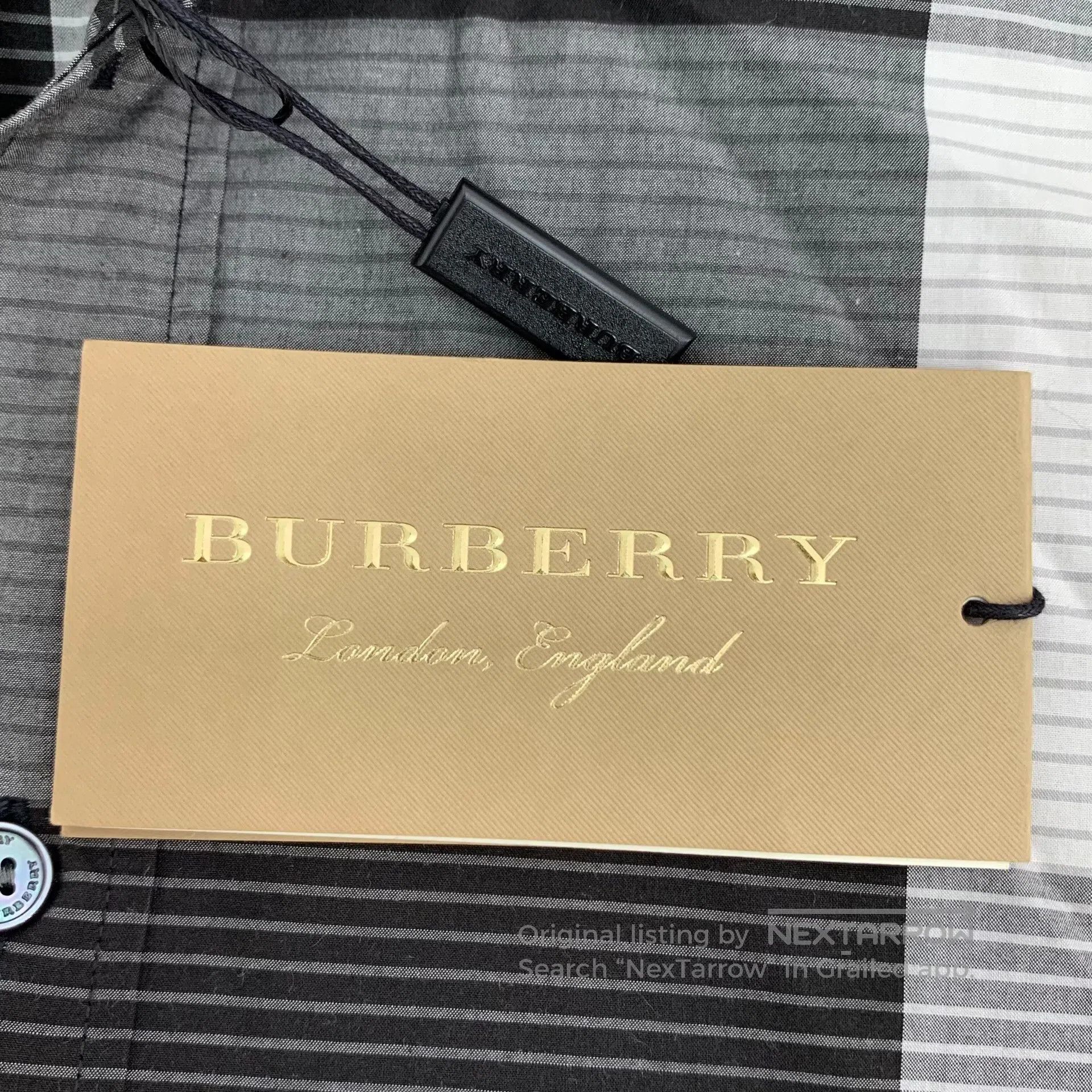 Burberry Burberry Multicolor Plaid Cotton Collar Single Breasted Lo Size US L / EU 52-54 / 3 - 6 Thumbnail