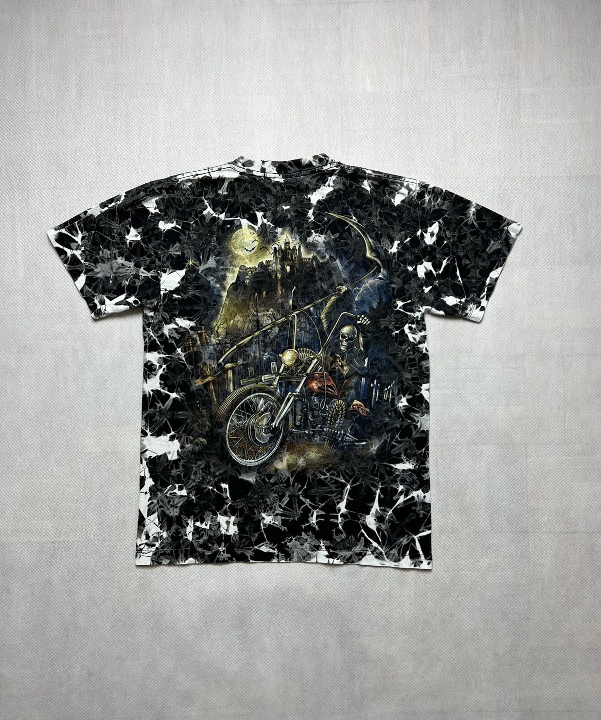 Vintage Tshirt Skull Skeleton Motorcycle Vintage Print Size US M / EU 48-50 / 2 - 1 Thumbnail