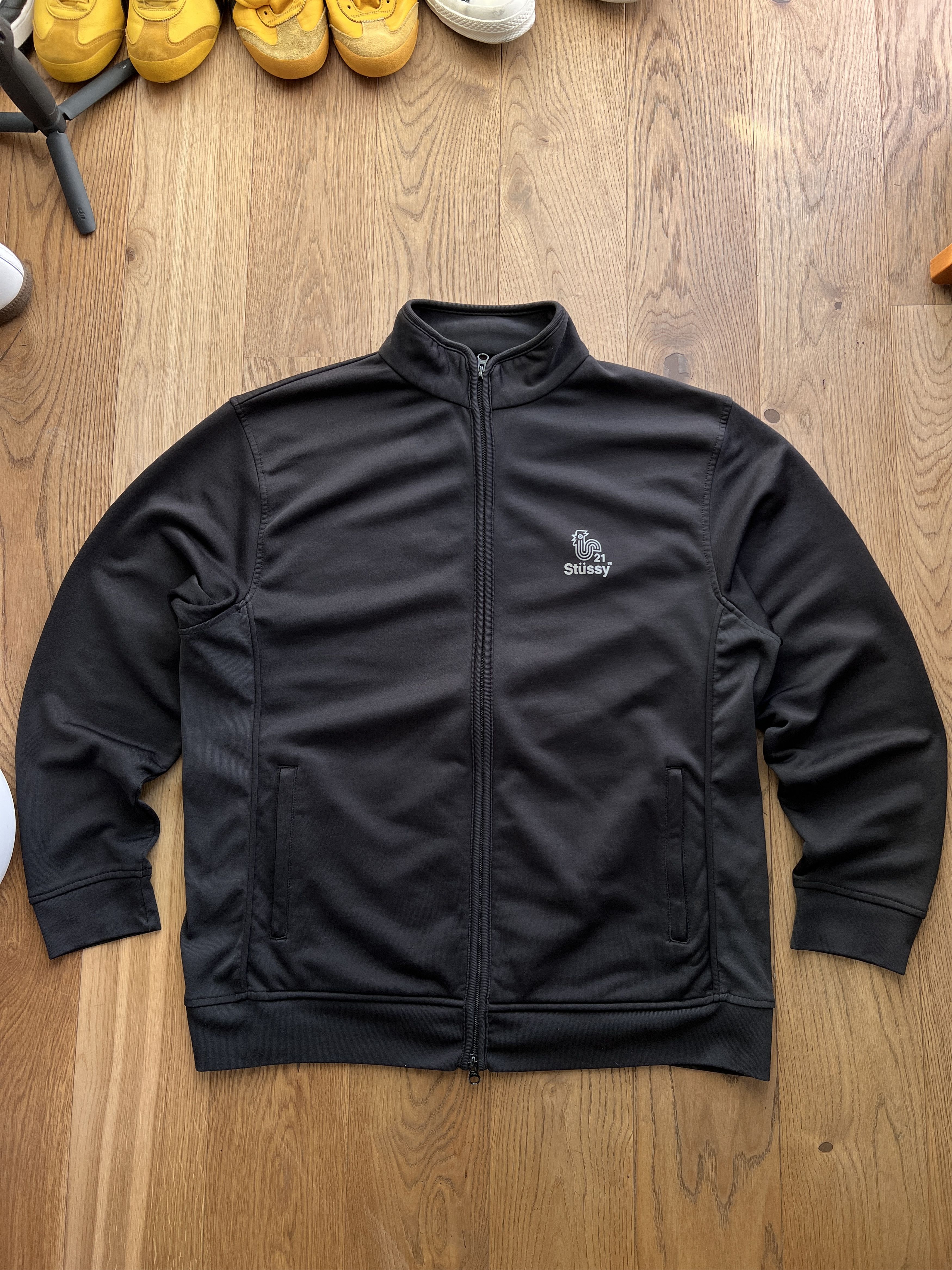 Stussy Rare! Stussy Rooster logo VTG 90s Track top jacket sunfaded Size US XL / EU 56 / 4 - 3 Thumbnail