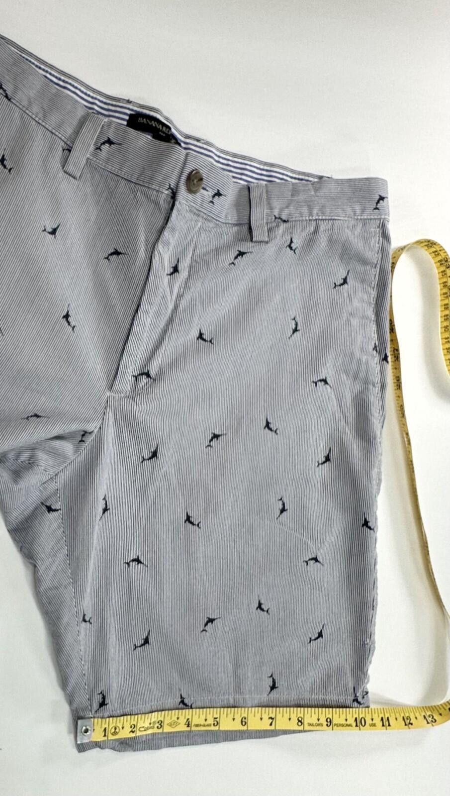 Gap Banana Republic Flat Cotton Marlin Chino Shorts Gray Mens 33 Size US 38 / EU 54 - 6 Thumbnail