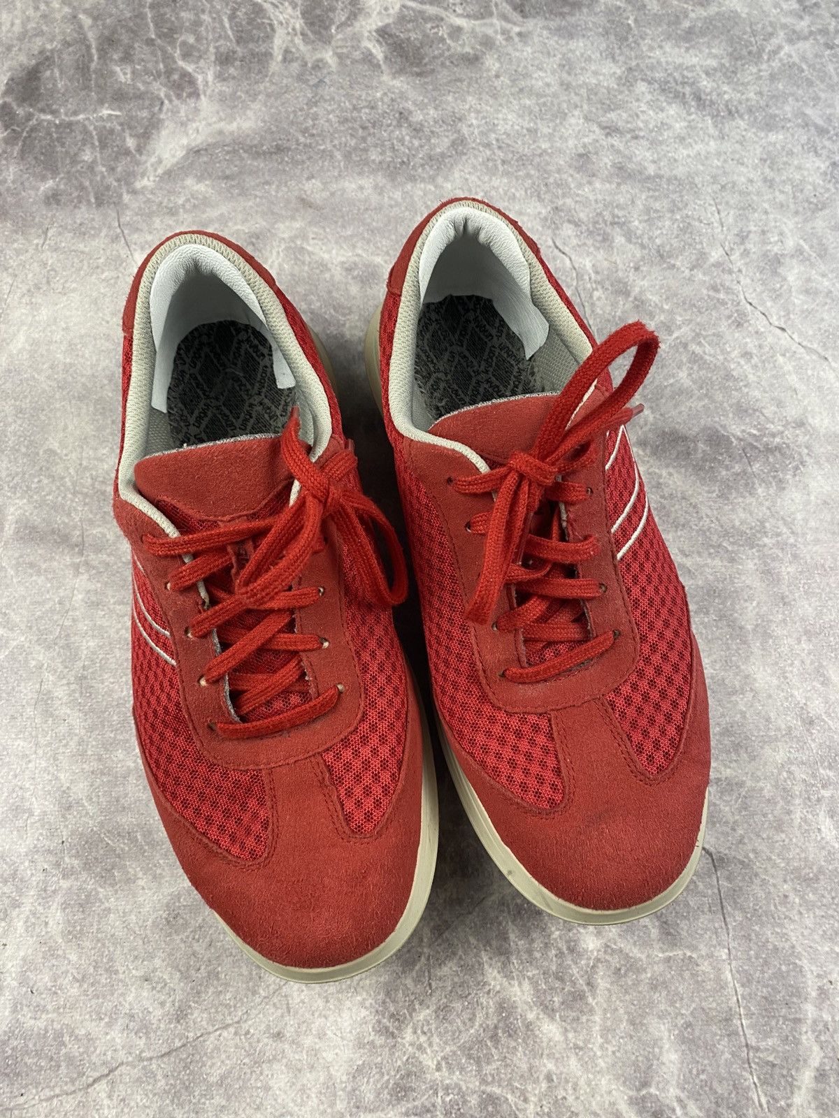 Kybun Kybun Red Suede Comfort Walking Orthopedic Shoes Size: 41 Size US 8 / EU 41 - 2 Thumbnail