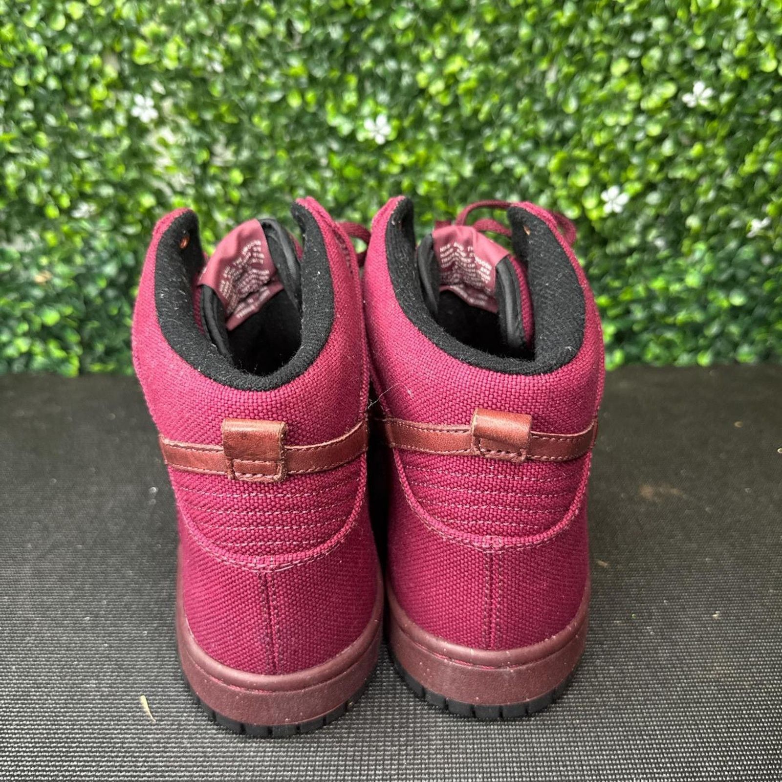 Nike Nike dunk canvas high red Size US 12 / EU 45 - 2 Thumbnail