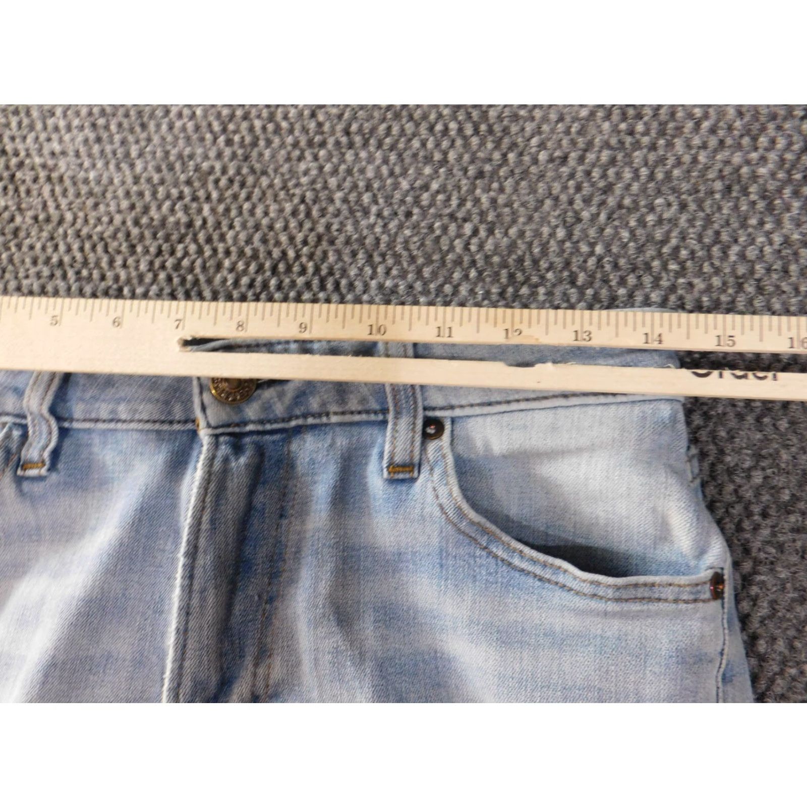 Express Express Jeans Slim Straight Mens 29x28 Blue Regular Stretch Denim City 90s? (no) Size US 29 - 6 Thumbnail