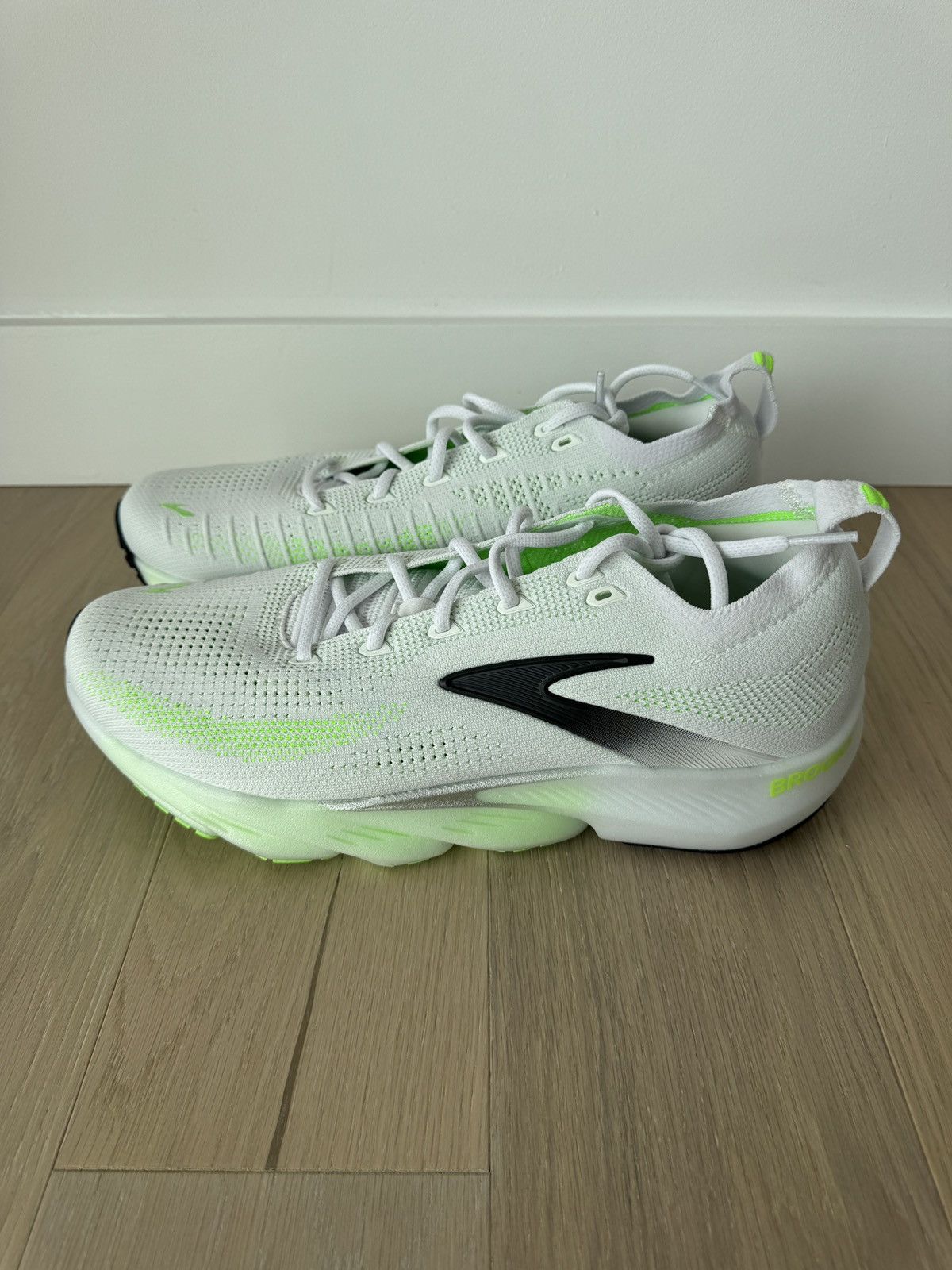 Brooks Brooks Glycerin Flex White Green Gecko Phantom Size US 11.5 / EU 44-45 - 3 Thumbnail