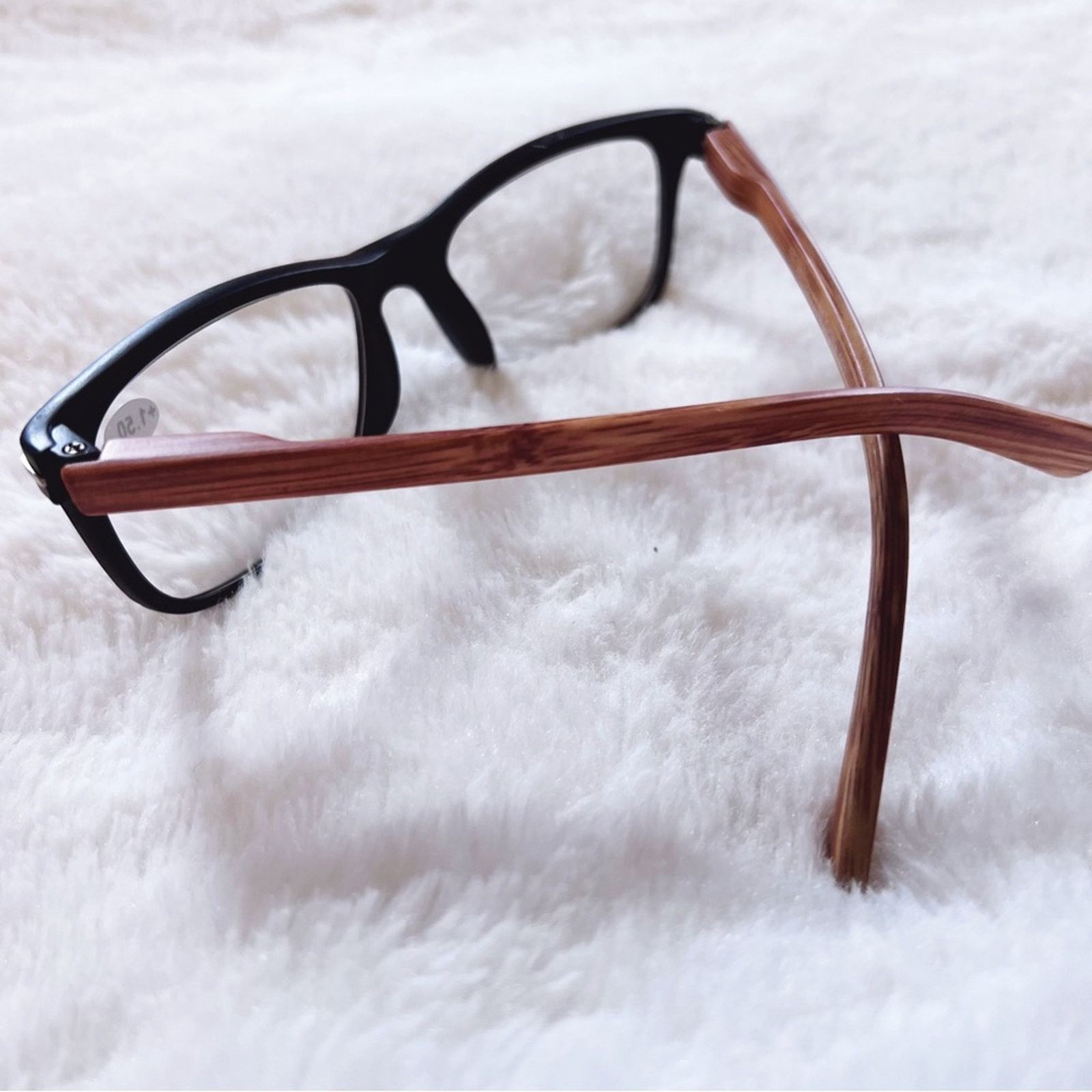 Other Olivia Black with Light Wood Reader Glasses Size ONE SIZE - 7 Thumbnail