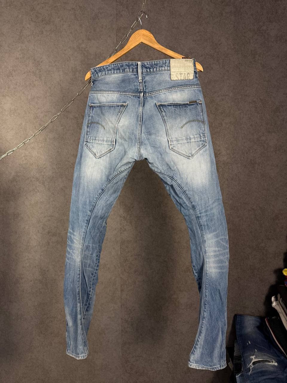 G-Star G Star Raw designer assymmetric jeans Size US 36 / EU 52 - 6 Thumbnail