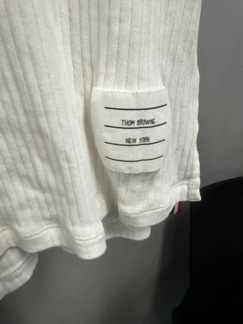 Thom Browne Thom Browne Thin knit T-shirt Size S / US 4 / IT 40 - 3 Thumbnail