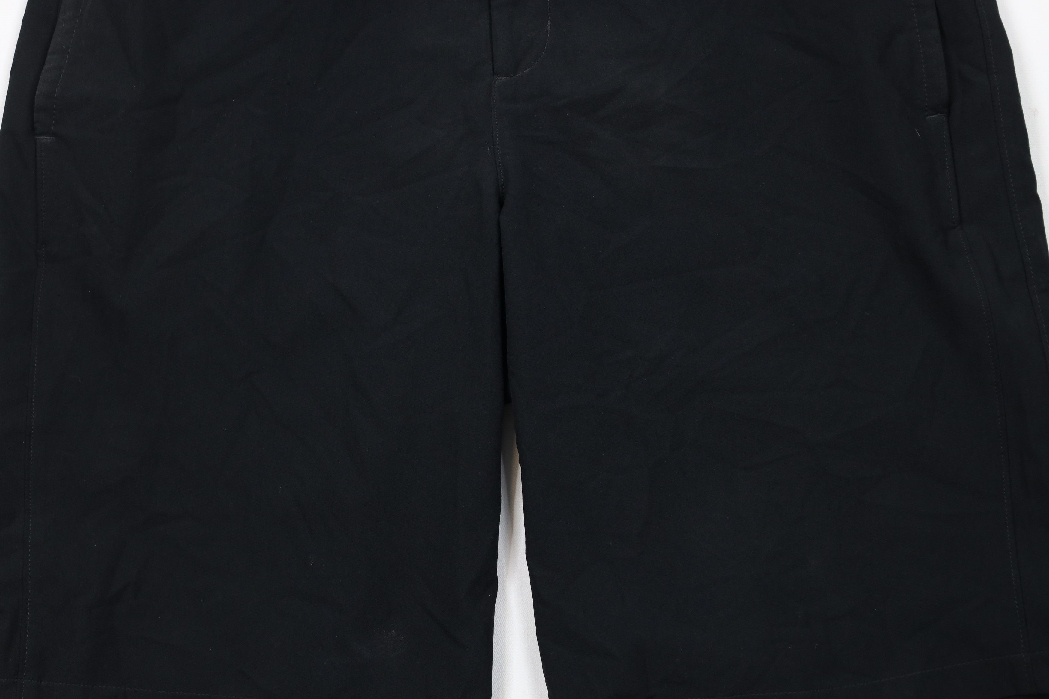 Nike × Vintage Nike Dri-Fit Flat Front Tech Golfing Golf Chino Shorts Black Size US 32 / EU 48 - 3 Thumbnail