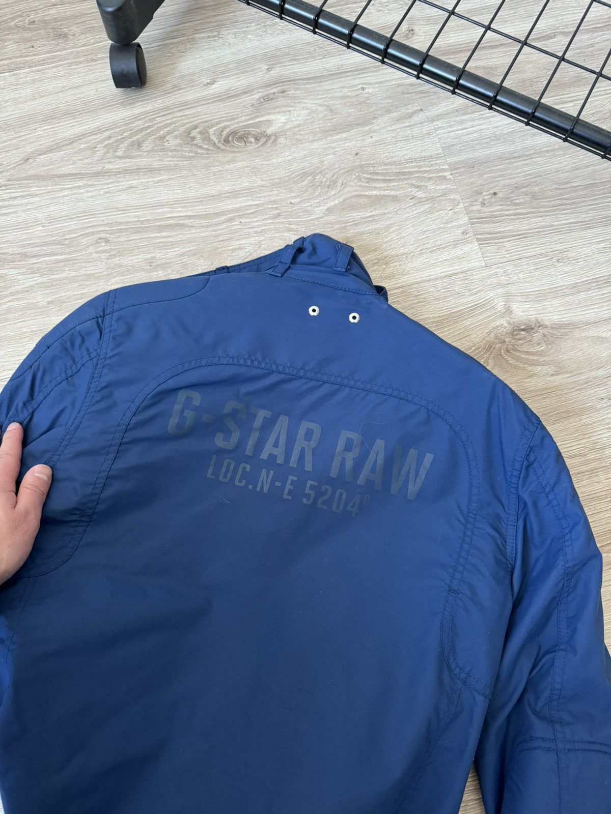 G-Star × Japanese Brand Vintage Y2K G Star Raw Japanese Nylon Biker Bomber Jacket Size US M / EU 48-50 / 2 - 5 Thumbnail