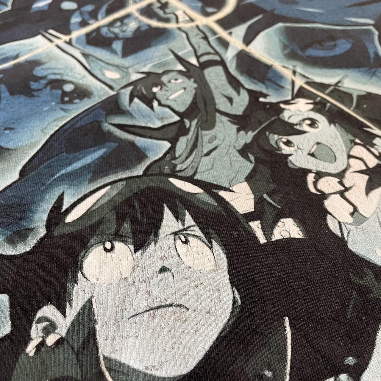 Anime Gurren Lagann Vintage Anime Tee Y2K Retro Cartoon Manga Size US M / EU 48-50 / 2 - 6 Thumbnail