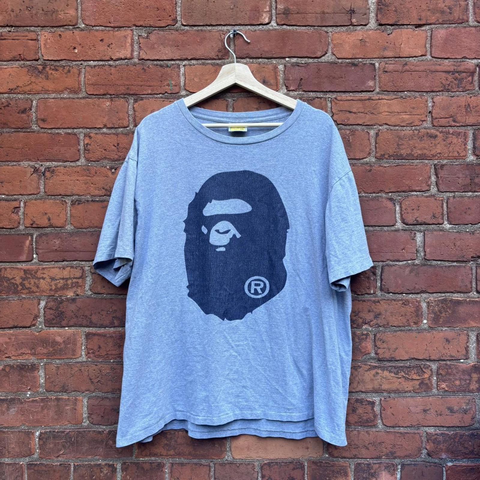 Bape vintage bape big ape head t shirt 00s XXL Size US XXL / EU 58 / 5 - 1 Thumbnail
