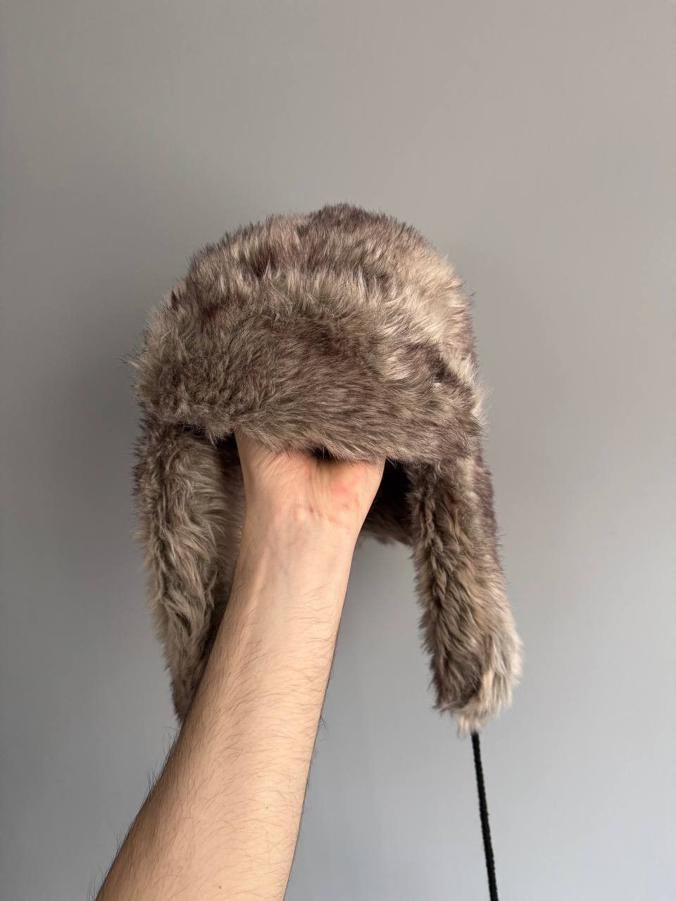 Japanese Brand Vintage Fuzzy Ushanka Beanie Hat Faux Fur Size ONE SIZE - 3 Thumbnail