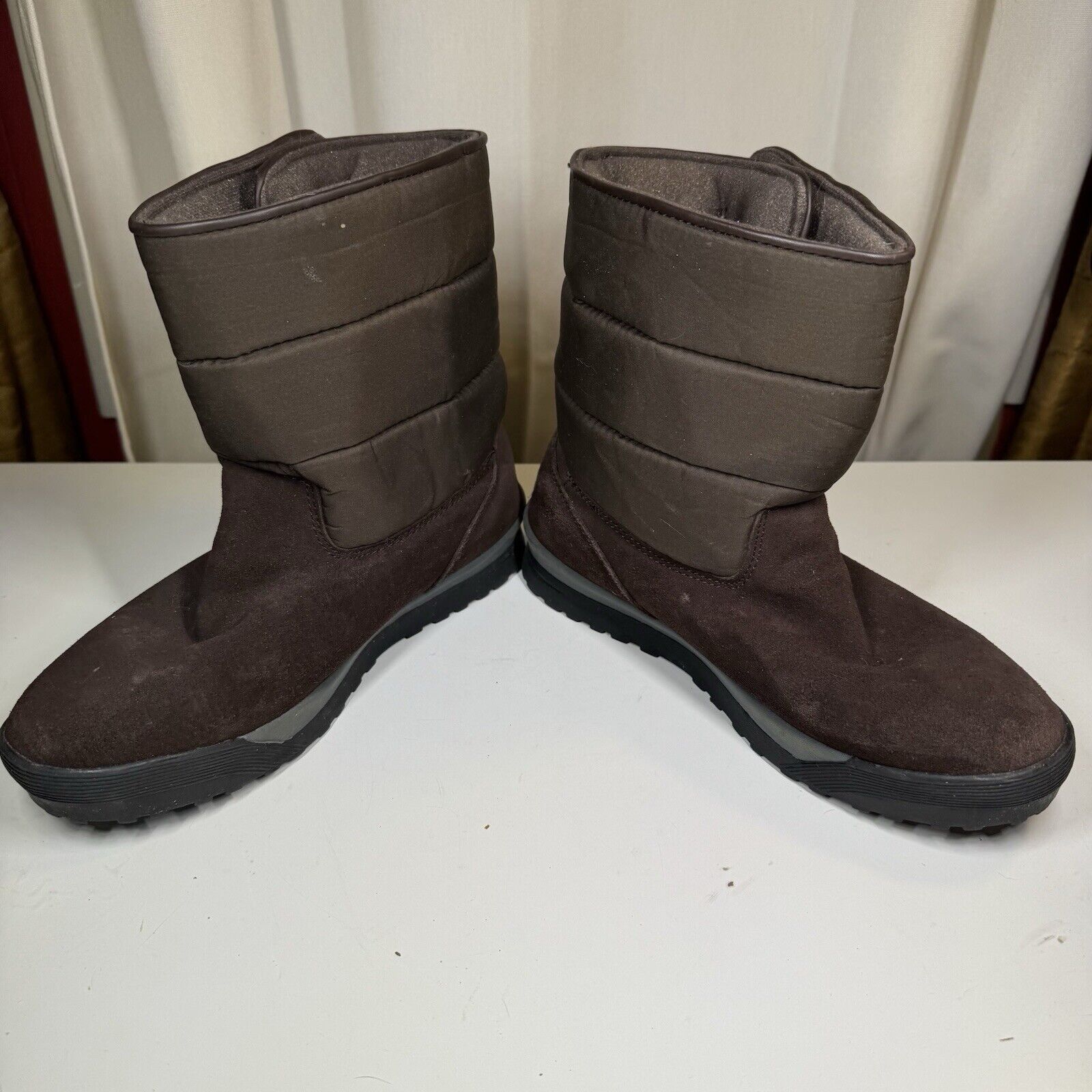 Lands' End Lands End Brown Casual Suede Mid Calf Winter Boots 8B Size US 8 / IT 38 - 4 Thumbnail