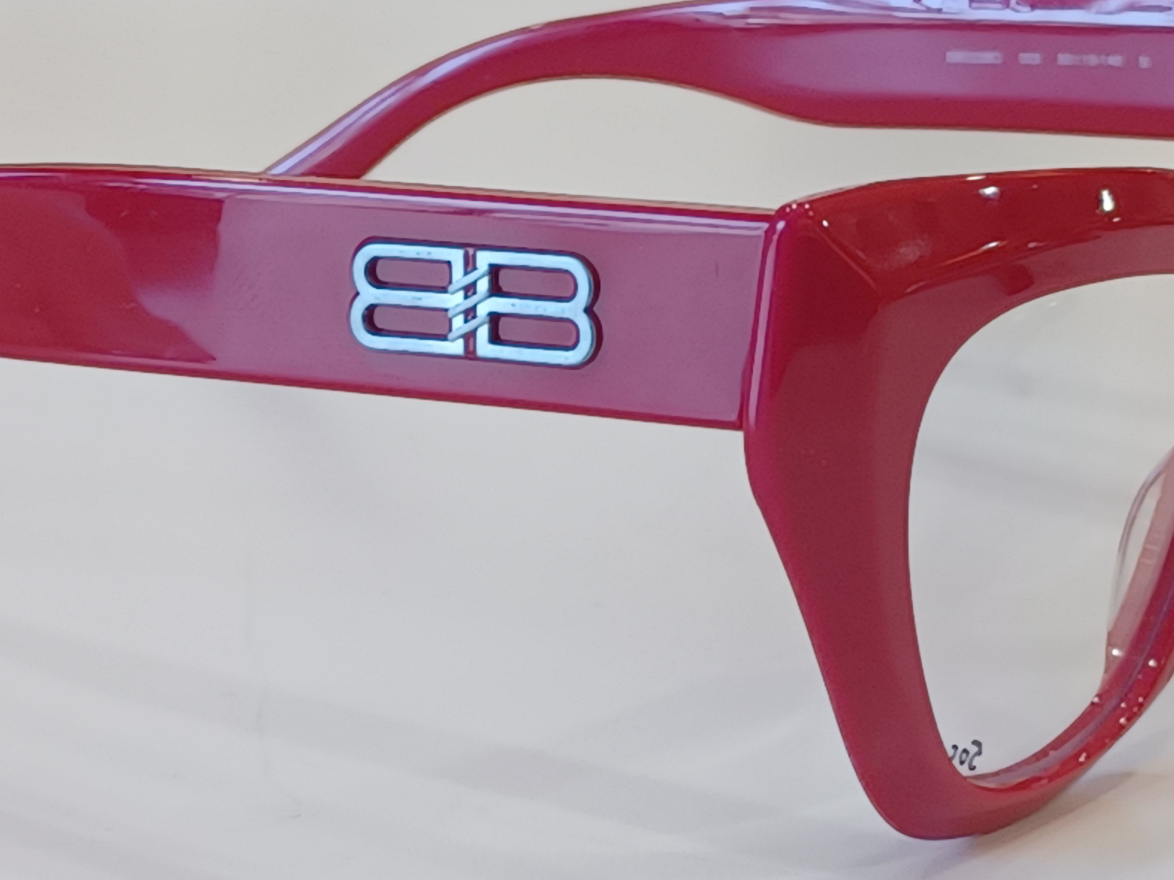 Balenciaga Balenciaga BB0238/S Fuchsia Soft Cat Eye Glasses — Brand New Size ONE SIZE - 1 Thumbnail