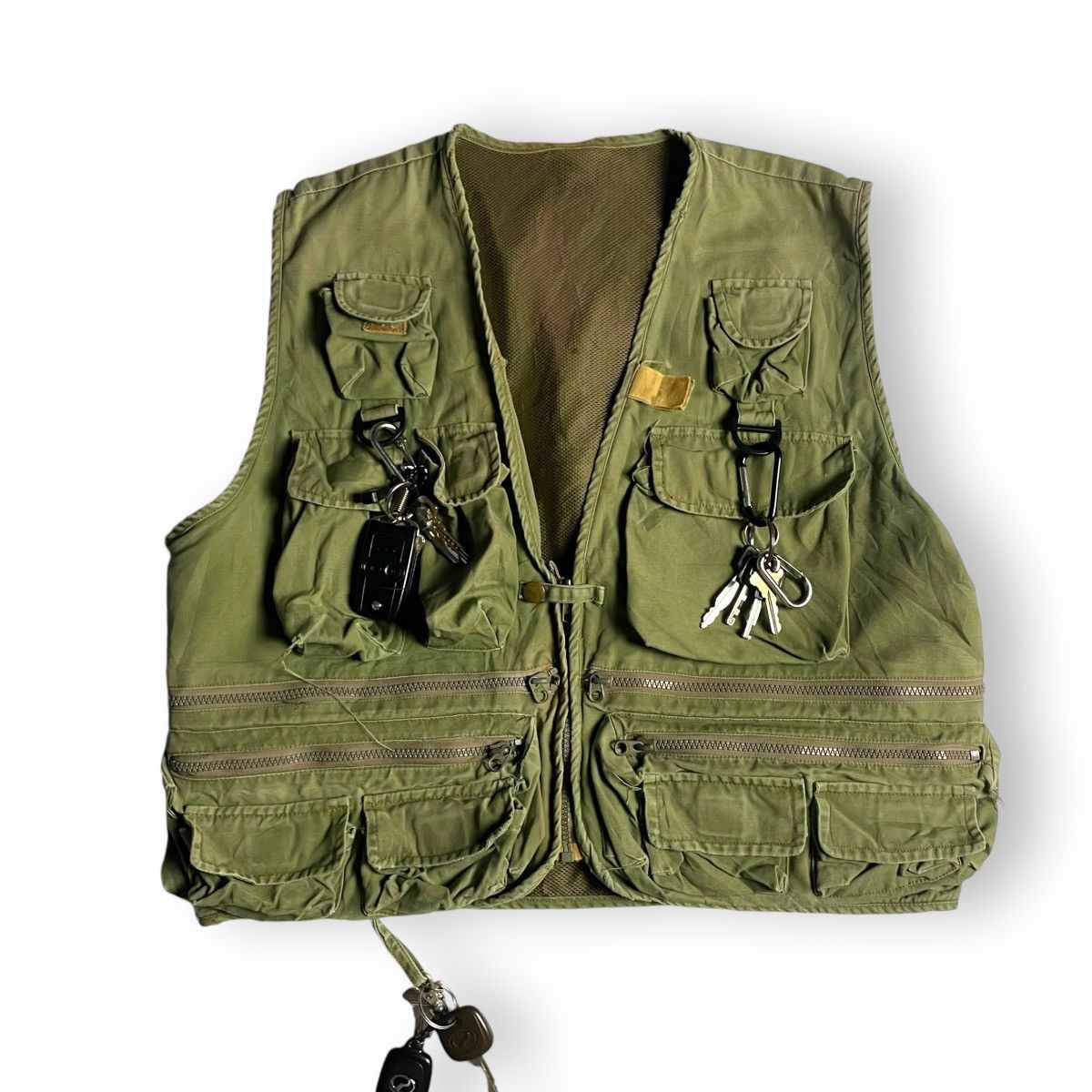 Japanese Brand × Vintage FLYING TIGERS "16 POCKETS" UTILITY TACTICAL VEST Size US L / EU 52-54 / 3 - 1 Thumbnail
