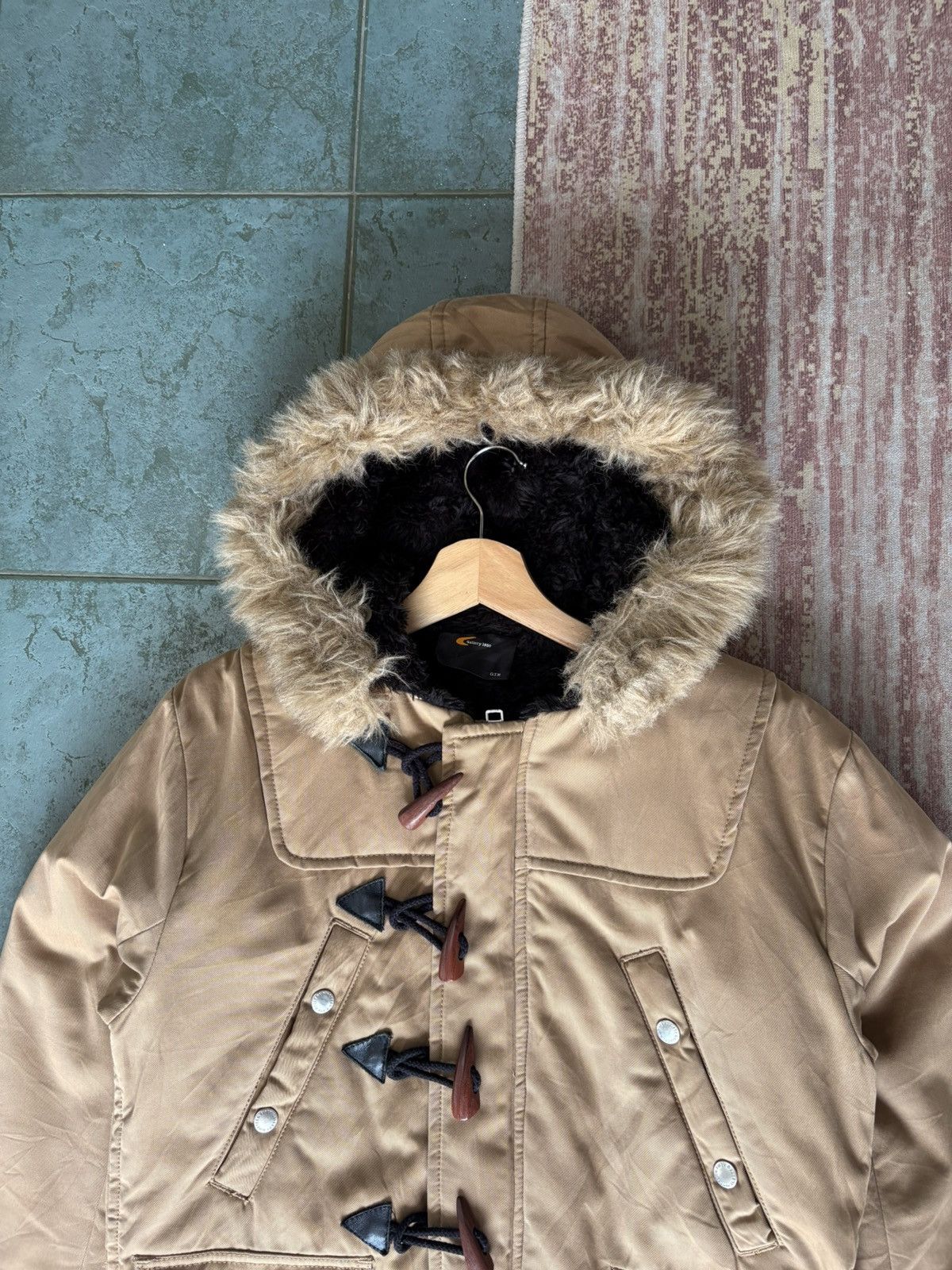 Gallery1950 Gallery 1950 Beige Hooded Sherpa Deck Jacket Size US S / EU 44-46 / 1 - 3 Thumbnail