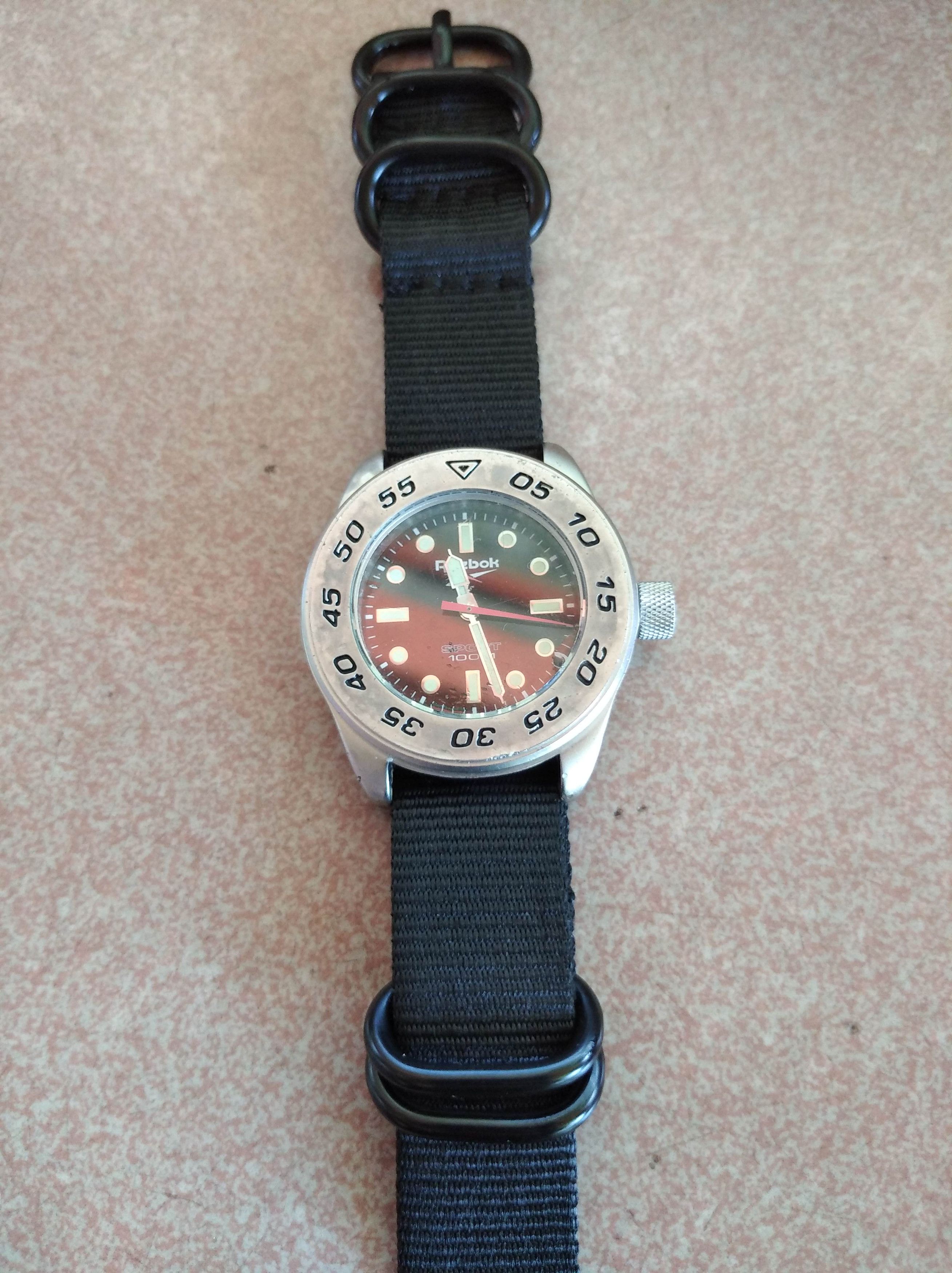 image of Vintage Reebok Diver Quartz Watch, Men's