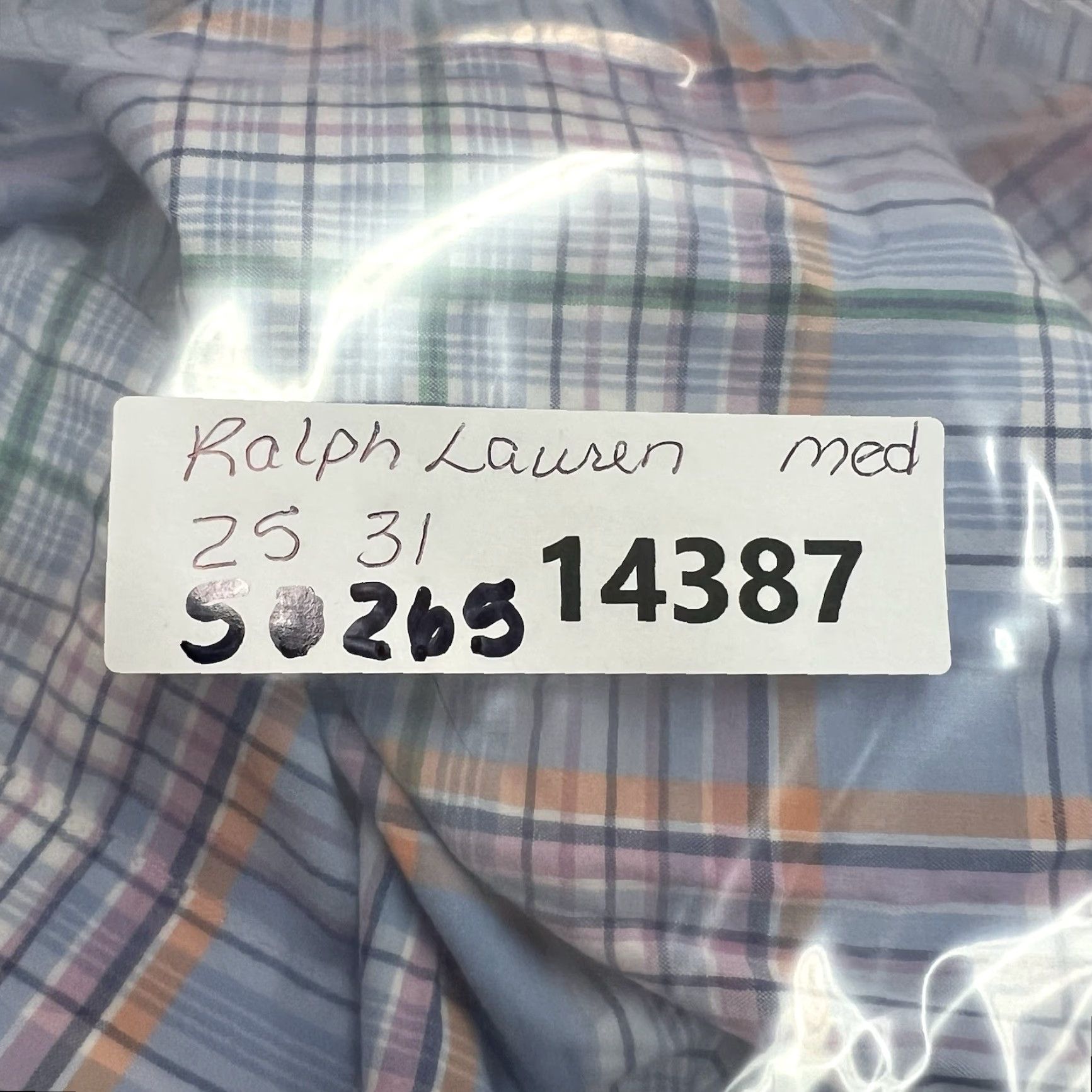 Ralph Lauren Ralph Lauren Bob Camp Plaid Button-Down Shirt Mens M Blue Short Sleeve Regular Size US M / EU 48-50 / 2 - 7 Thumbnail