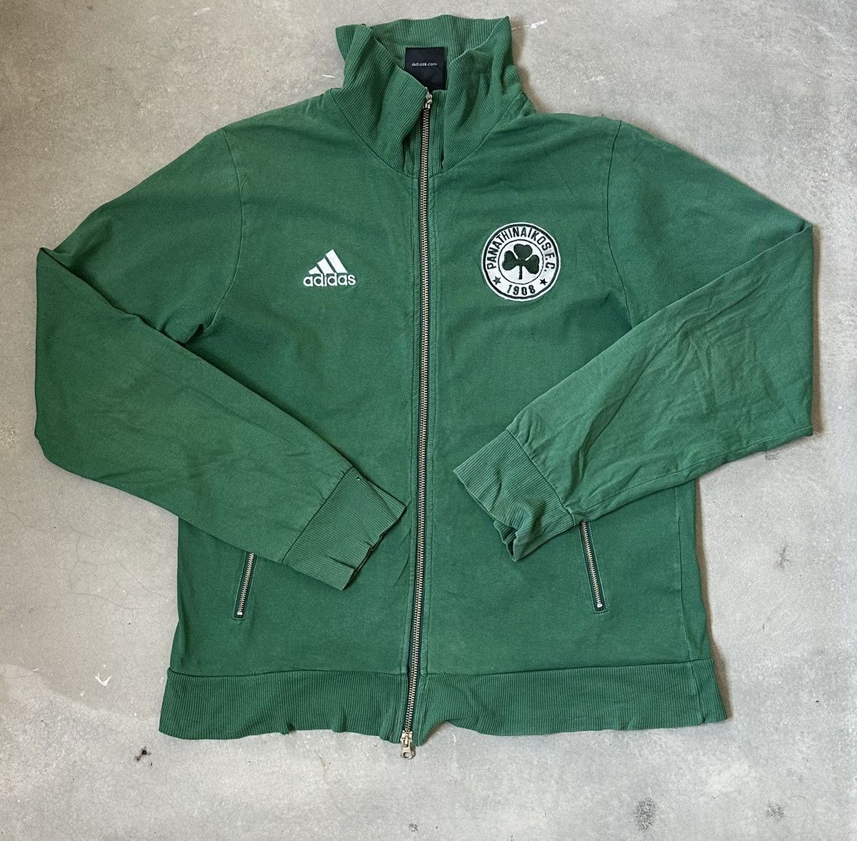 Adidas VINTAGE ADIDAS PANATHINAIKOS FC SWEATER Size US M / EU 48-50 / 2 - 1 Thumbnail