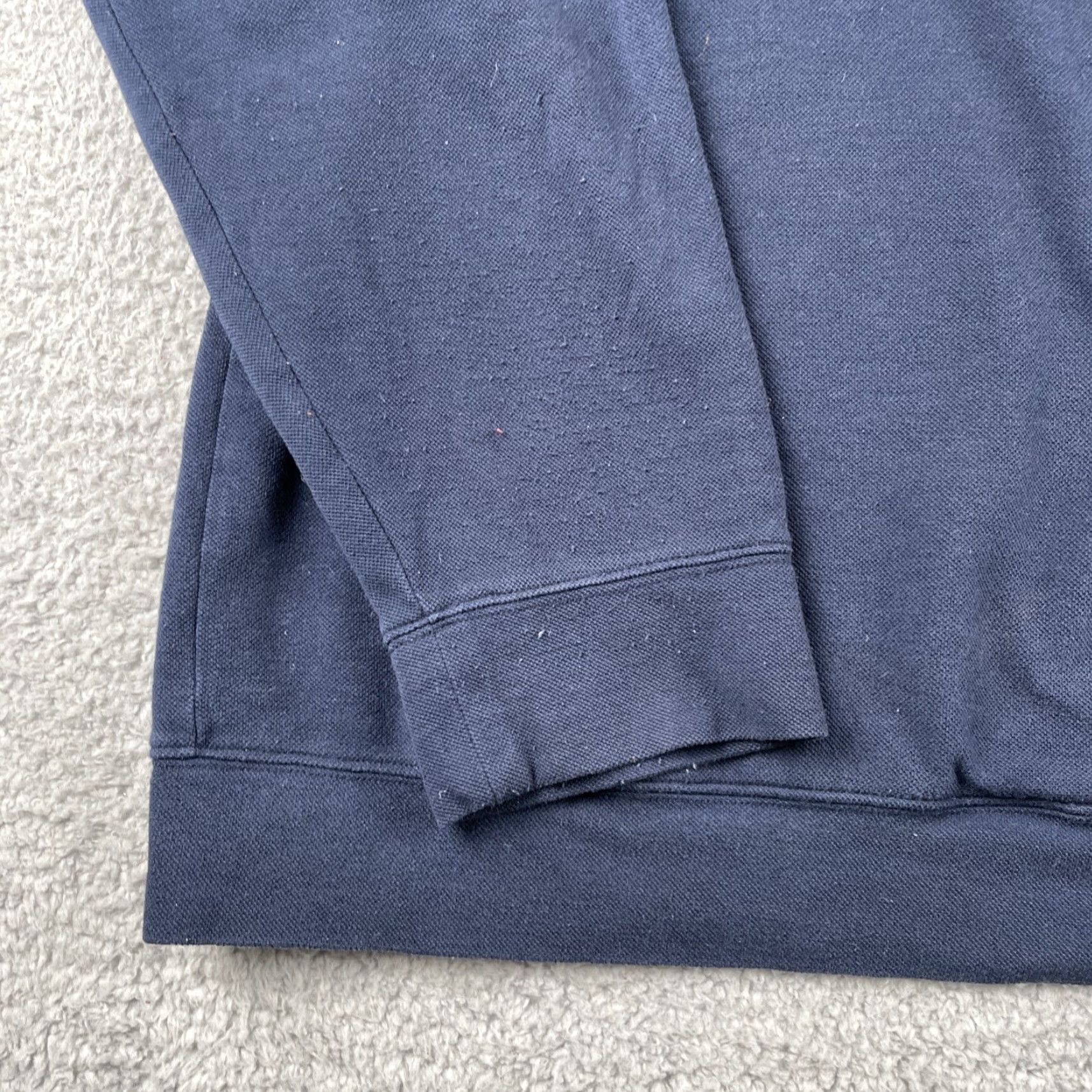 Vintage VINTAGE L.L.Bean Traditional Fit Men’s 3XL Navy Blue Full Zip Collared Sweatshirt Size US XXL / EU 58 / 5 - 5 Thumbnail