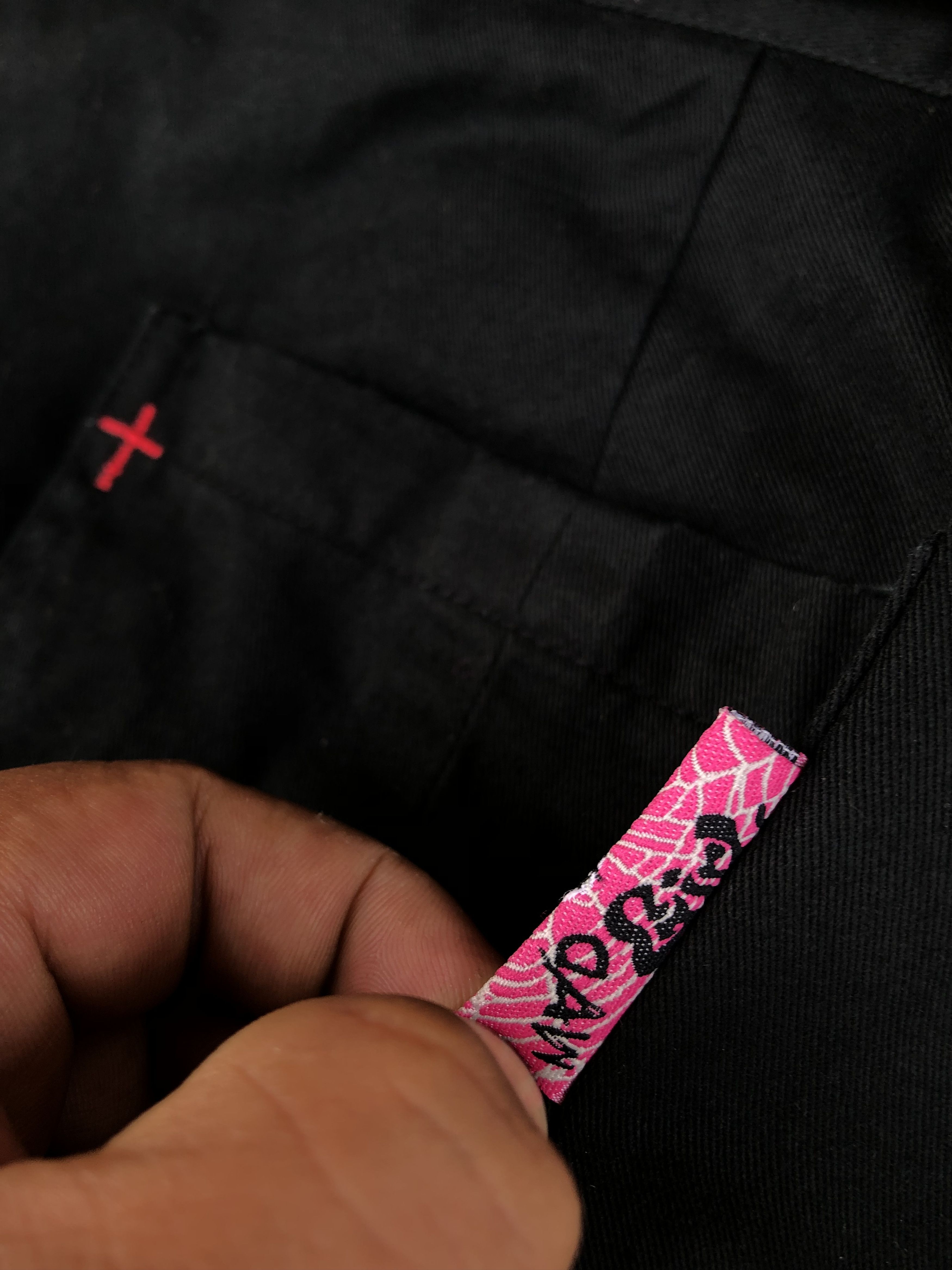 Japanese Brand Mad Girl MGB-50 Bondage Flare Pants Mad Punks Goth Punk Y2K Size 29" - 11 Thumbnail