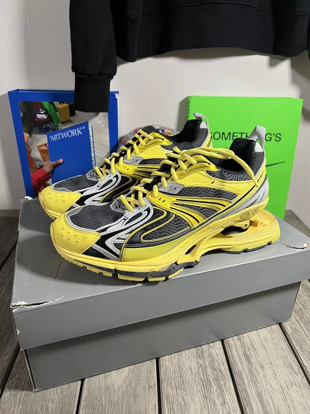 Balenciaga X Pander Yellow Sneakers Size 44