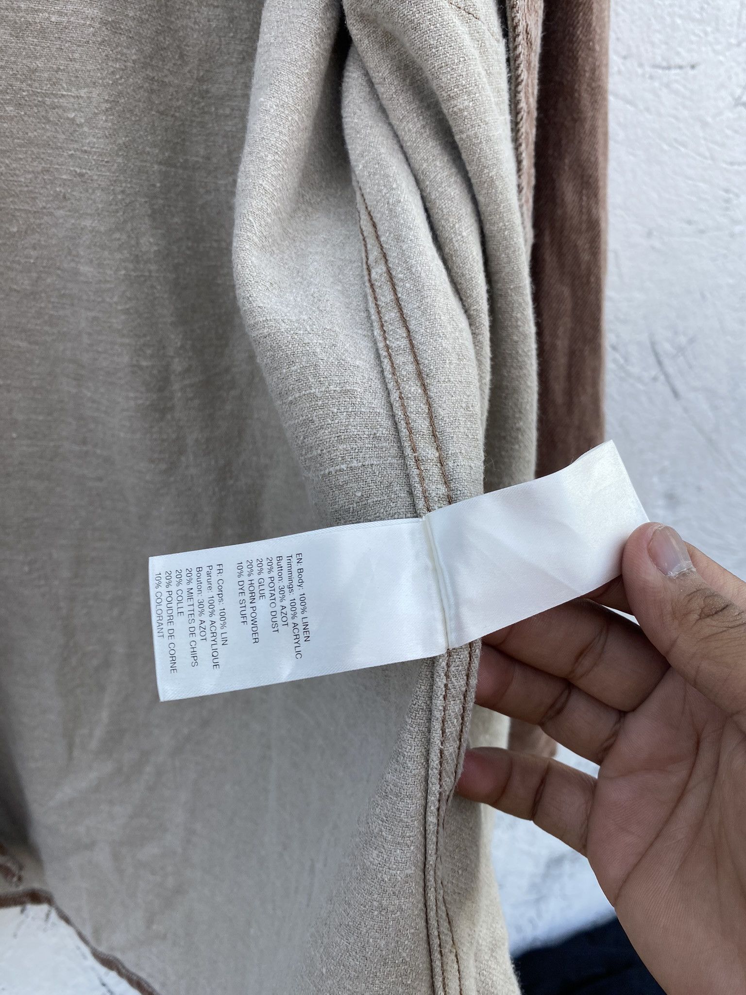 Nanushka Linen Dome Shirt Size US M / EU 48-50 / 2 - 8 Thumbnail