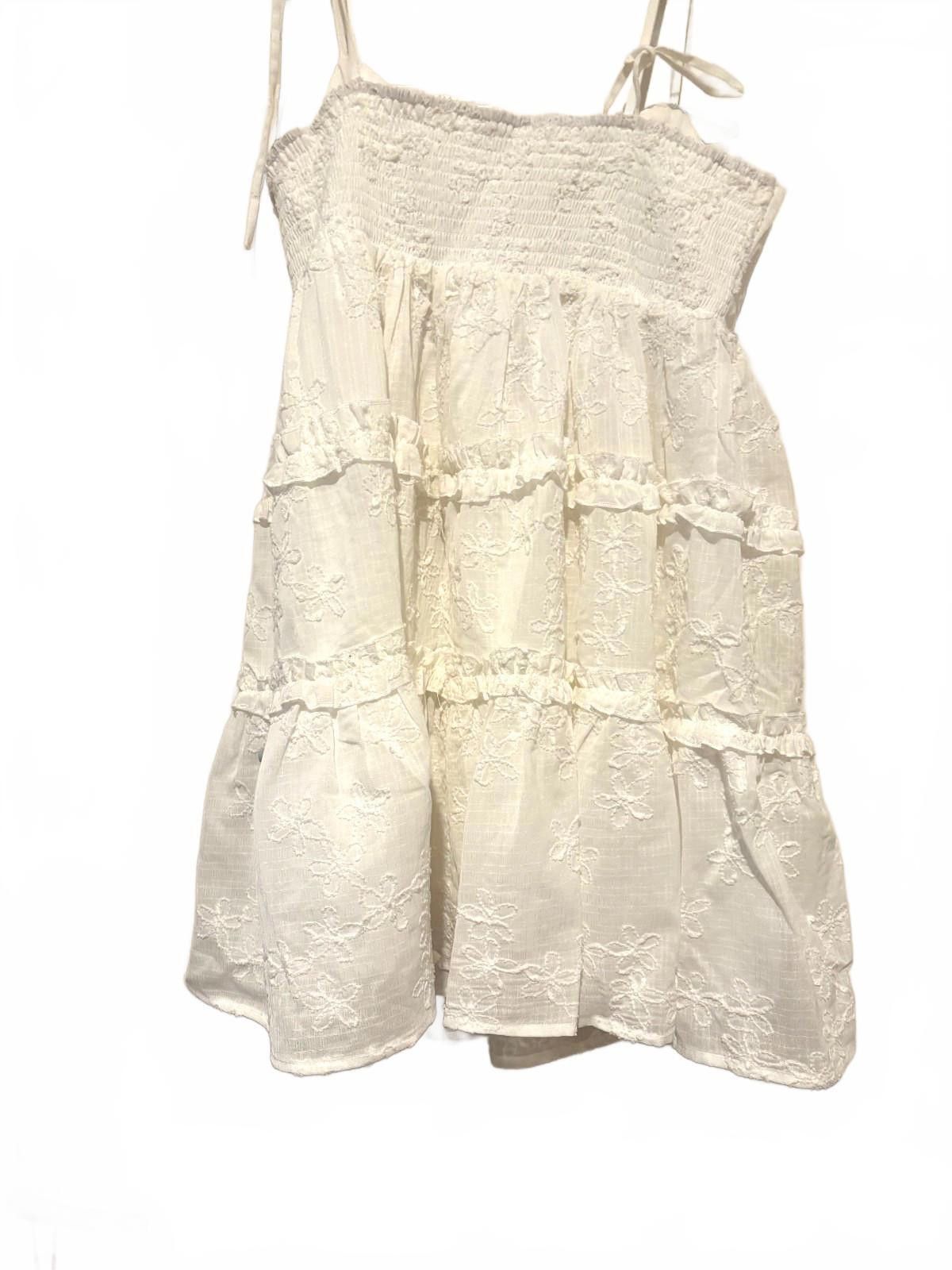 Other Women's All in Favor white sundress size M #66 Size M / US 6-8 / IT 42-44 - 2 Thumbnail
