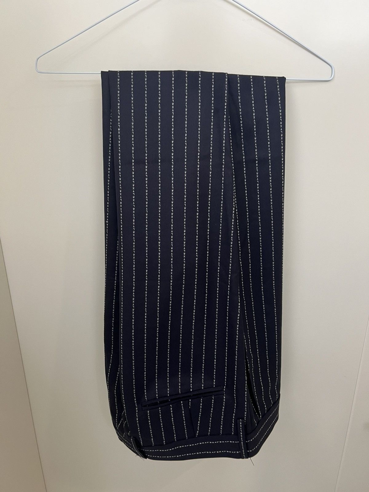 image of Alyx Fragment Pin Stripe Pants in Black, Men's (Size 34)