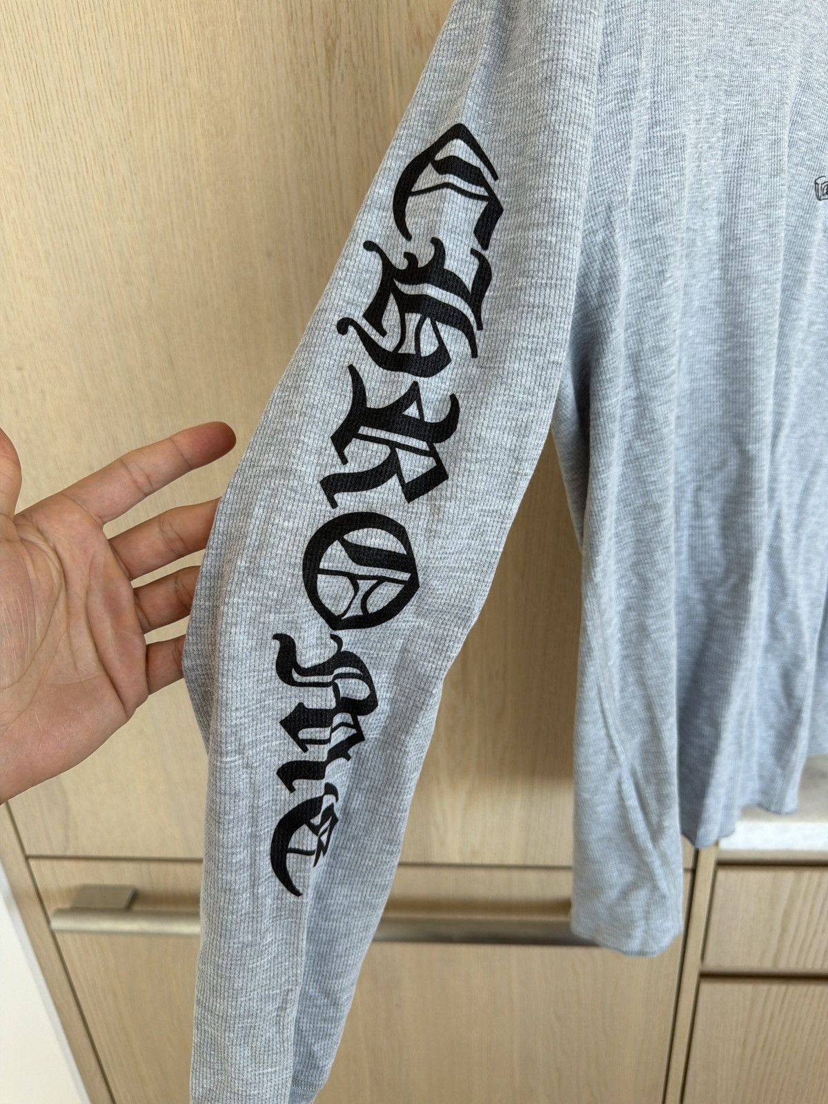 Chrome Hearts Chrome Hearts Grey Thermal Long Sleeve Size US XL / EU 56 / 4 - 4 Thumbnail