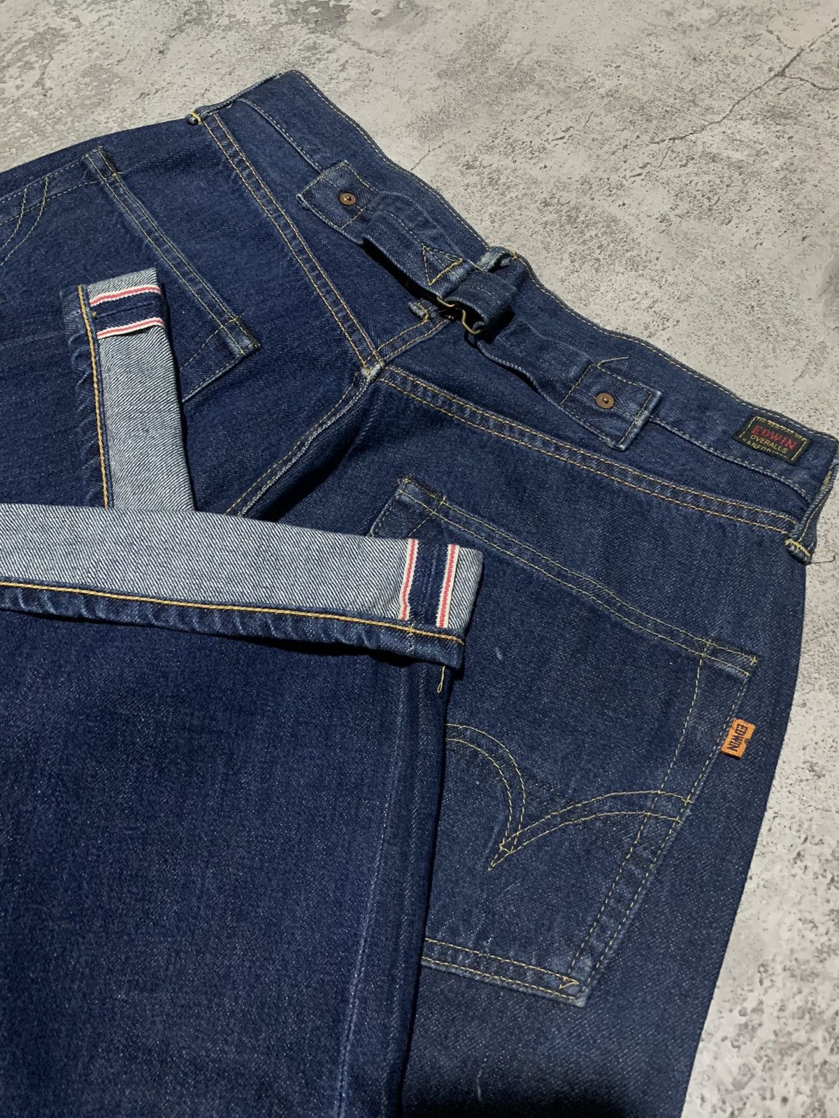 Edwin Redline Vintage Edwin buckle back sanforized selvedge jeans Size US 30 / EU 46 - 4 Thumbnail