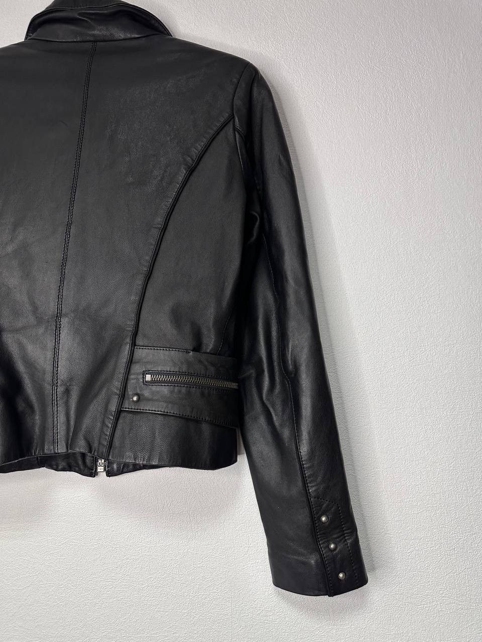 Roberto Cavalli Roberto Cavalli Leather Jacket Women’s XS Black Lambskin Y2K Size XS / US 0-2 / IT 36-38 - 15 Thumbnail