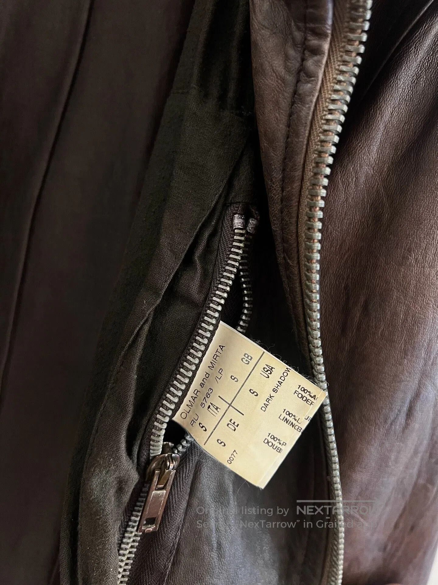 Rick Owens Rick Owens High Neck Leather Jacket. Size US S / EU 44-46 / 1 - 8 Thumbnail