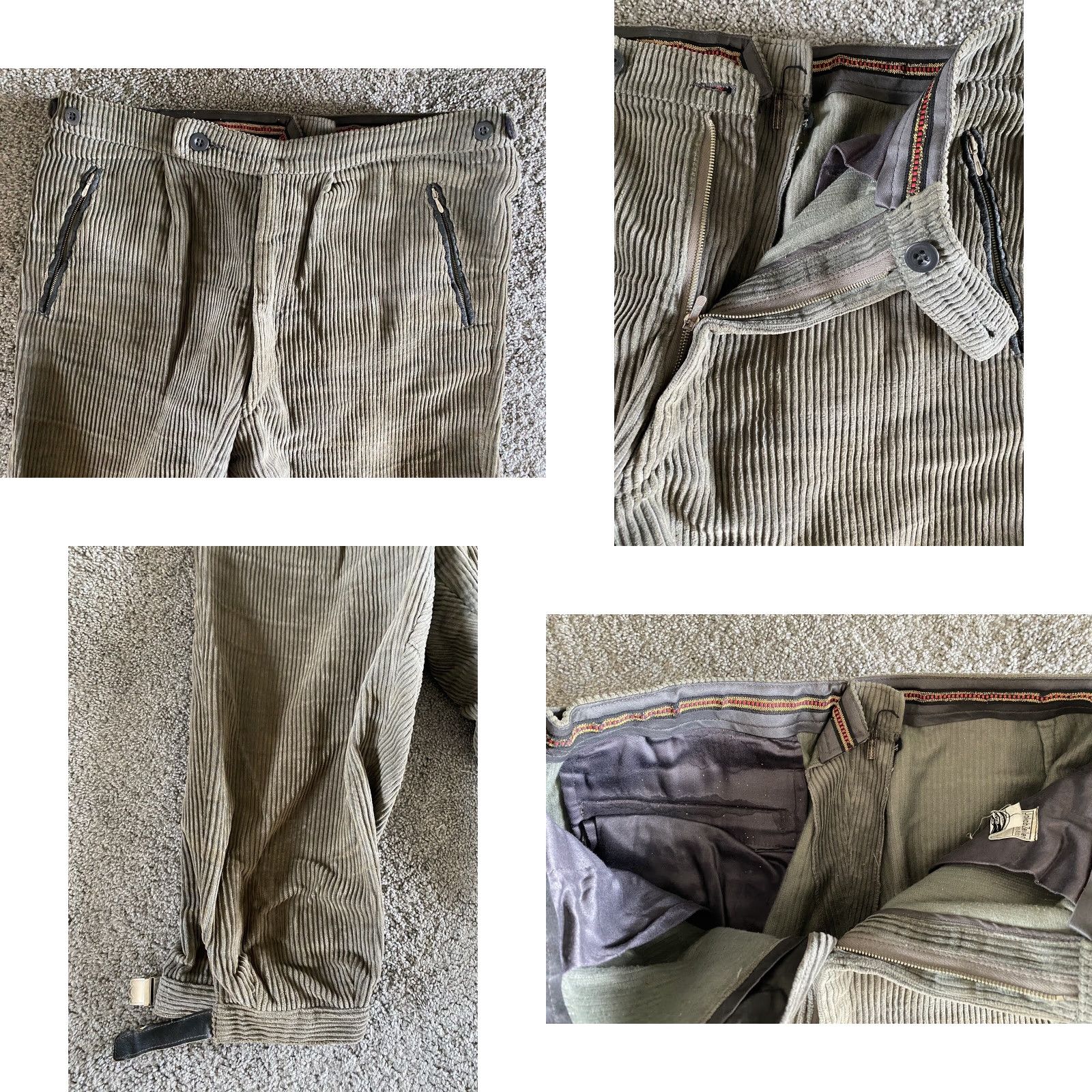 Vintage VINTAGE Jakob Zeiler Pants Men’s Green Riding West Germany 34 Mens Size US 34 / EU 50 - 8 Thumbnail