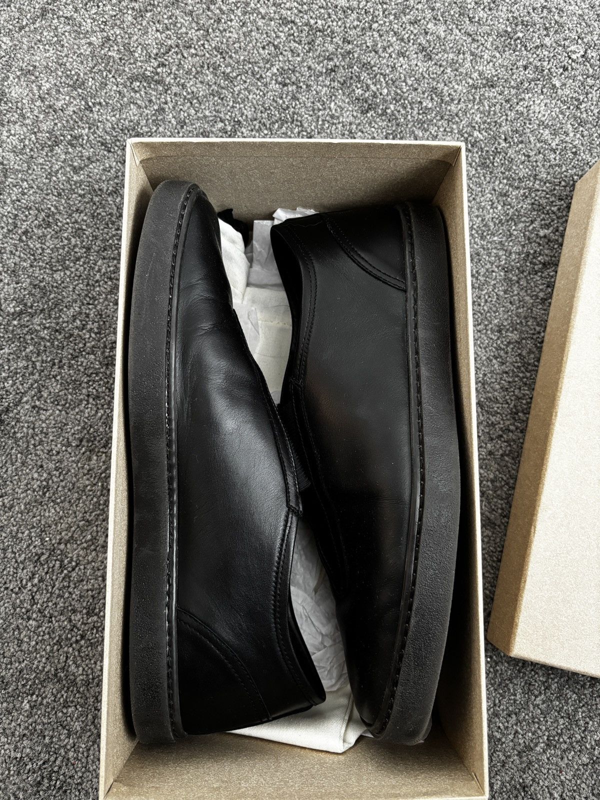 Lemaire Lemaire linoleum slip on sneaker, 45 Size US 12 / EU 45 - 2 Thumbnail