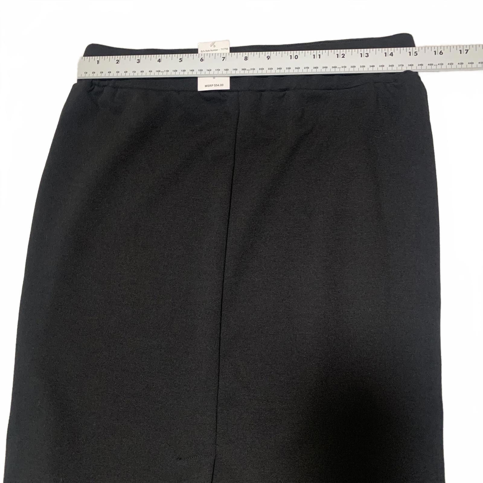 Other eci New York Women's Black Classic Skirt Size M NWT Size 32" / US 10 / IT 46 - 6 Thumbnail