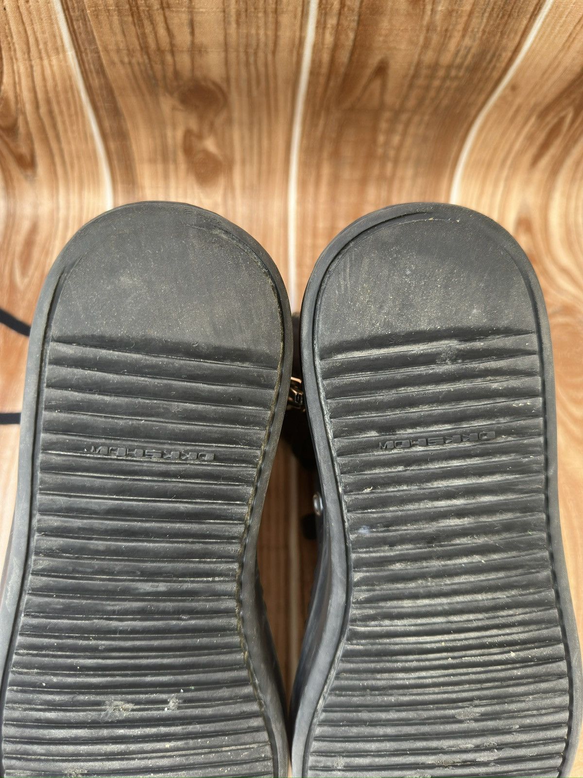 Rick Owens Rick Owens Drkshdw 2016 Black Waxed Canvas Vegan Ramones Size US 7.5 / EU 40-41 - 24 Thumbnail