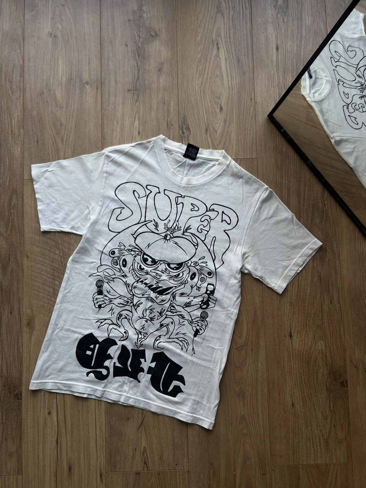 Stussy 00’s STUSSY SUPER FLY RARE VINTAGE DISTRESSED Y2K TEE Size US S / EU 44-46 / 1 - 1 Thumbnail