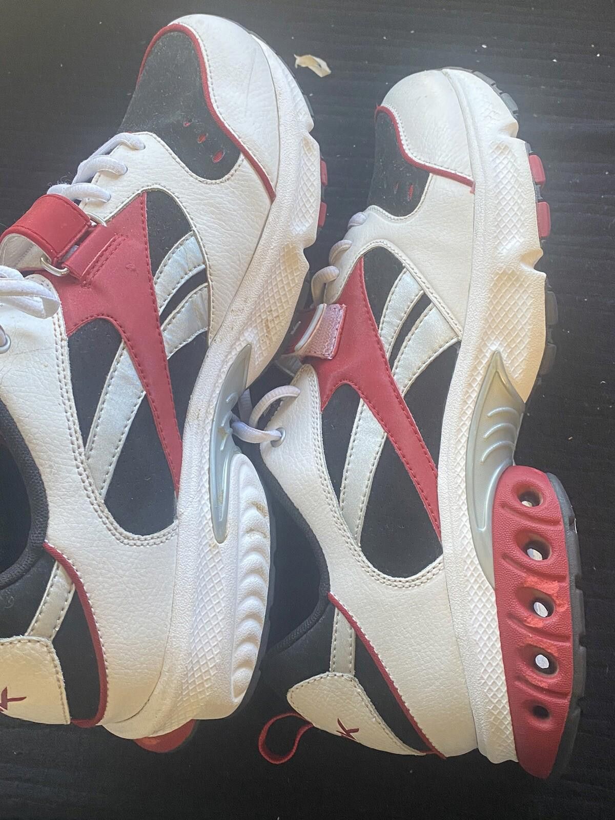 Reebok Reebok RB-704 FLU 2-177611 red black white shoes Size 12 Size US 12 / EU 45 - 6 Thumbnail