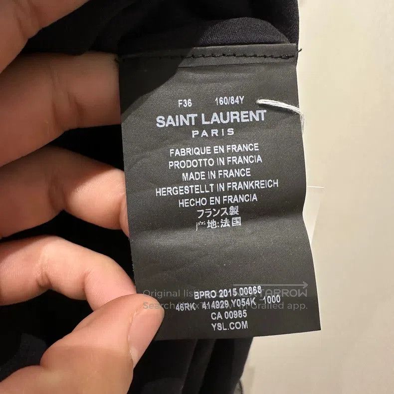 Saint Laurent Paris Saint Laurent Paris Silk Lapel Full Print Size XS / US 0-2 / IT 36-38 - 4 Thumbnail