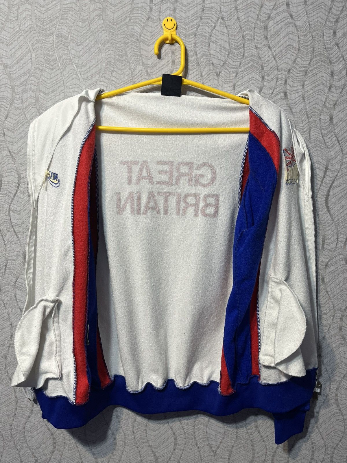 Nike × Vintage Vintage 80s Nike Atletics Track Jacket Team Great Britain Size US M / EU 48-50 / 2 - 8 Thumbnail
