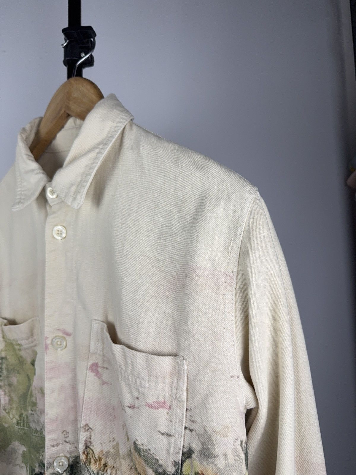 Zara Avant Garde ZARA / Raf Simons style ART Cotton Heavy Shirt Size US S / EU 44-46 / 1 - 7 Thumbnail
