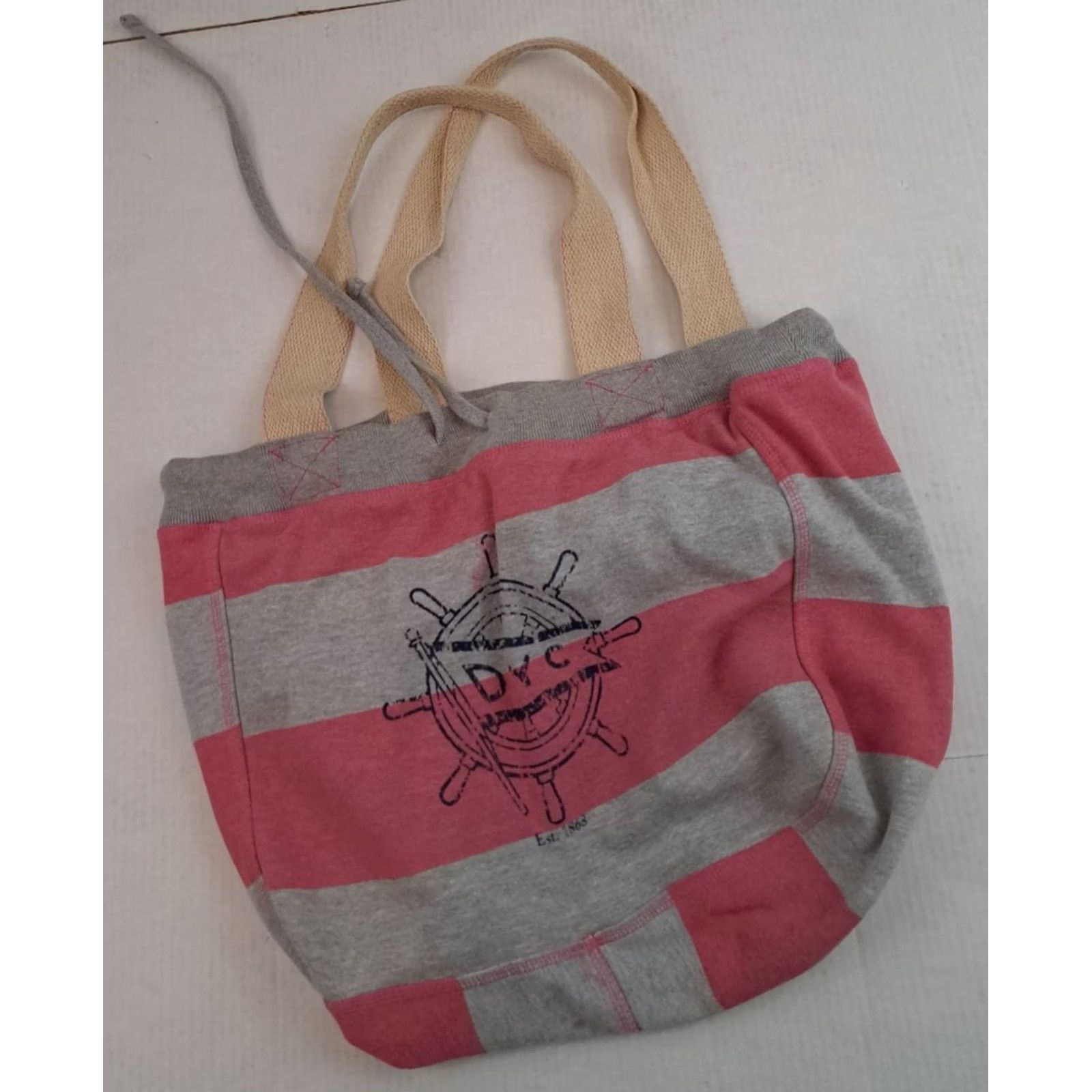 Vintage Vintage Detroit Y. C. Cotton 15x15 Beachcomber Travel Tote Bag MV Sport Size ONE SIZE - 2 Thumbnail