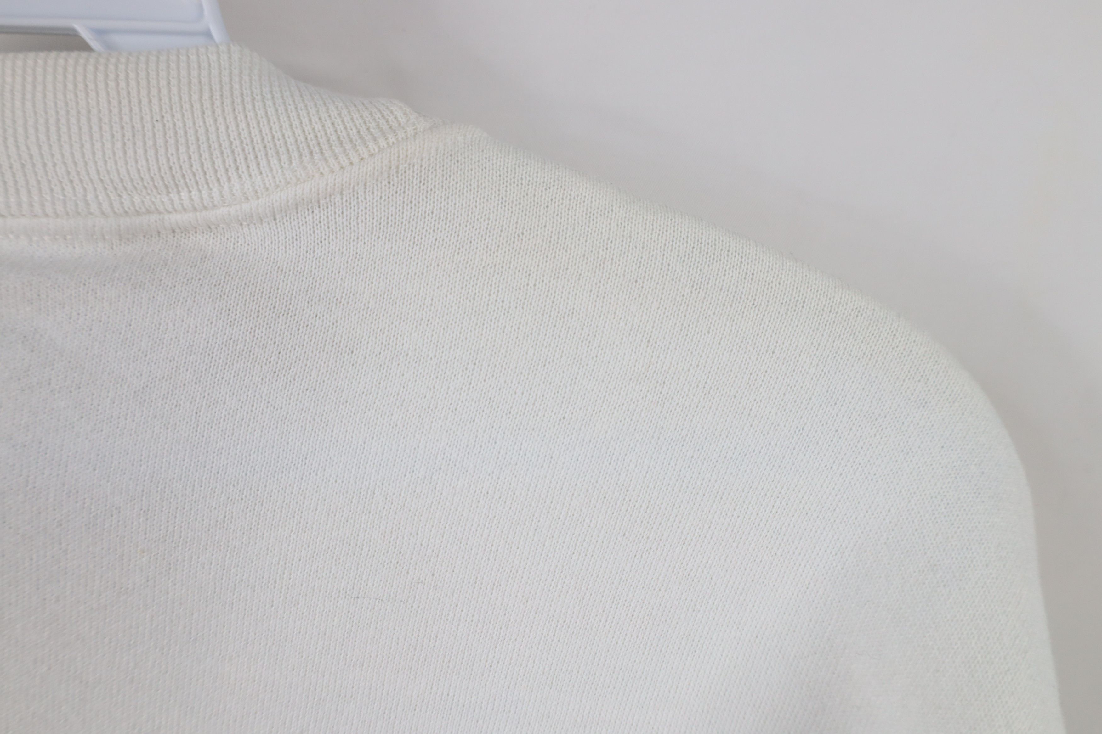 Vintage Vintage 90s Streetwear Heavyweight Crewneck Sweatshirt White Size ONE SIZE - 8 Thumbnail