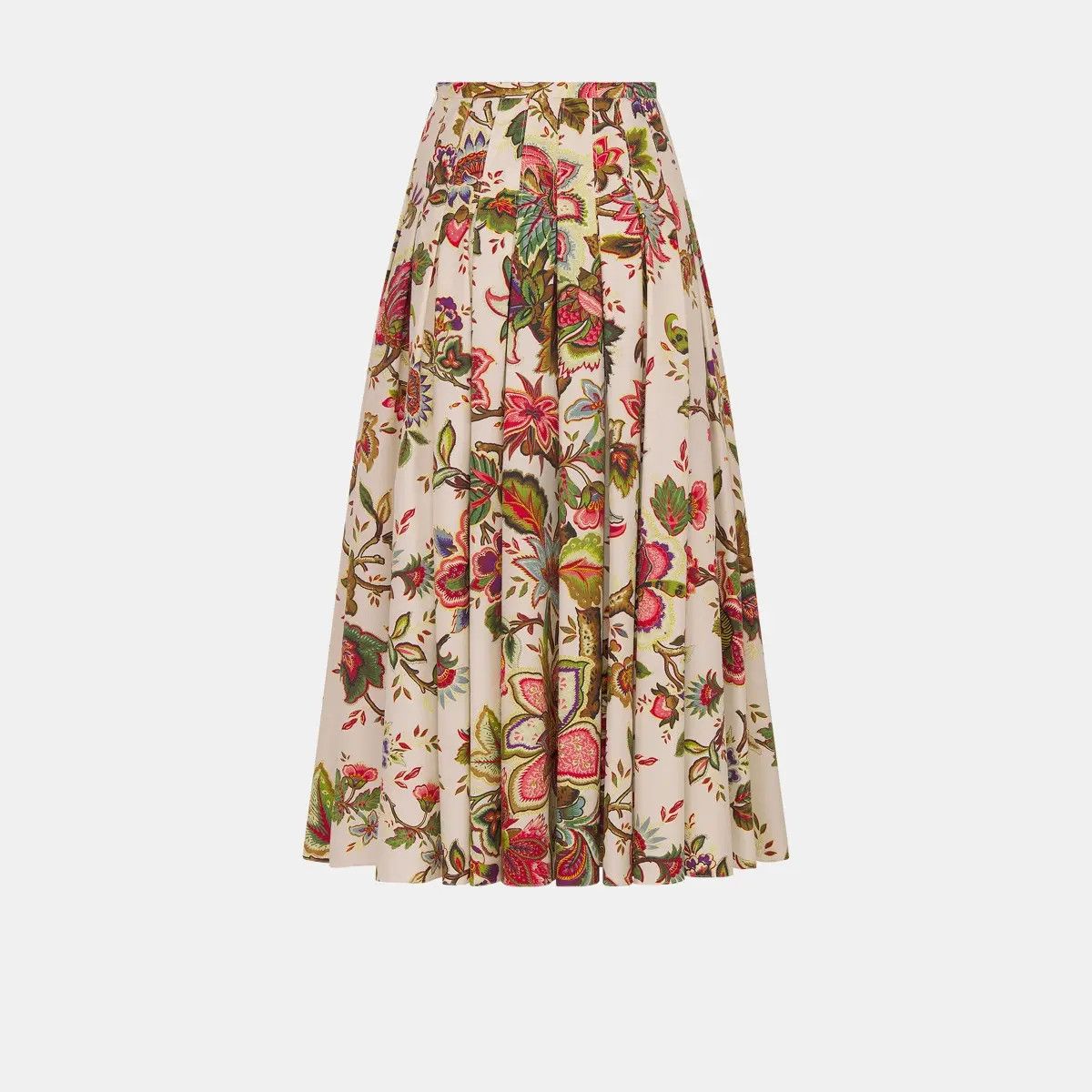 Dior o1w1db10225 Mid-Length Pleated Skirt in Multicolor Size 28" / US 6 / IT 42 - 2 Thumbnail